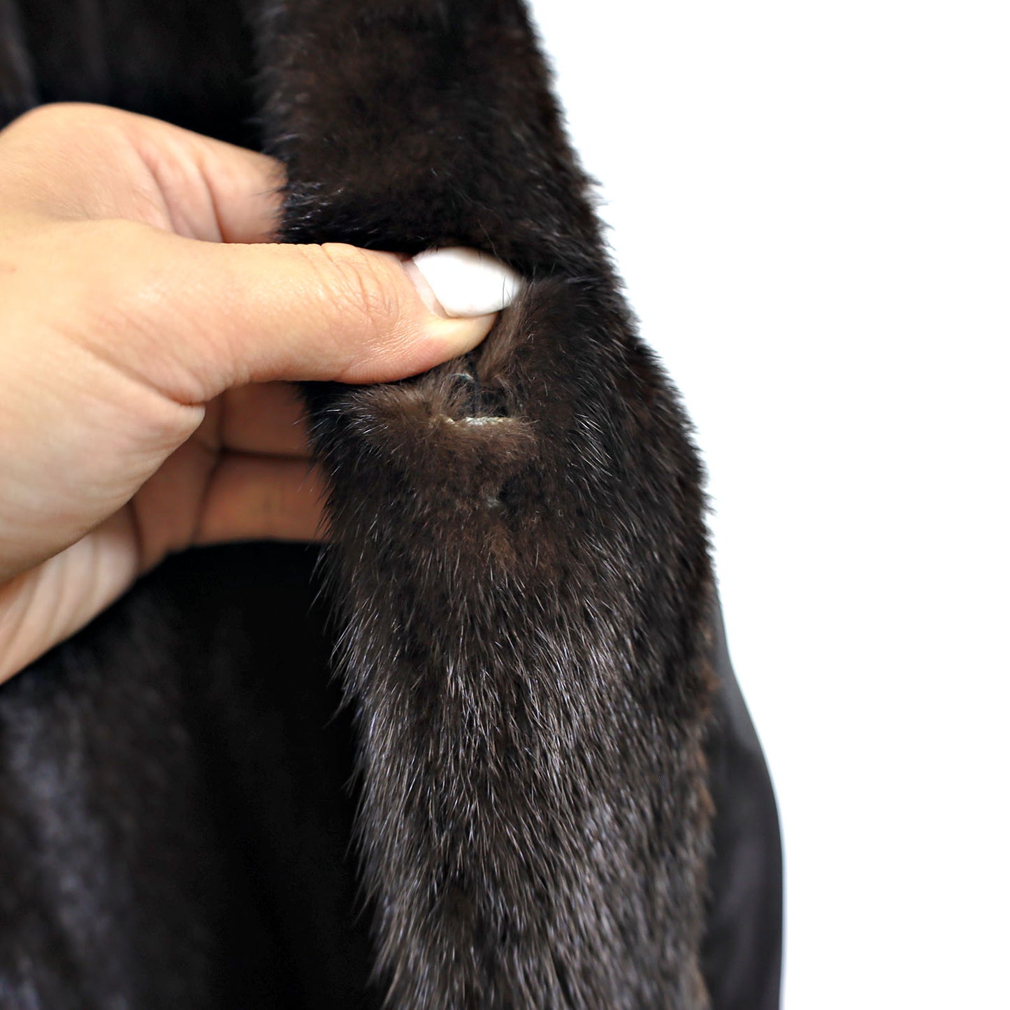 Dark Brown Mink Coat- Size S