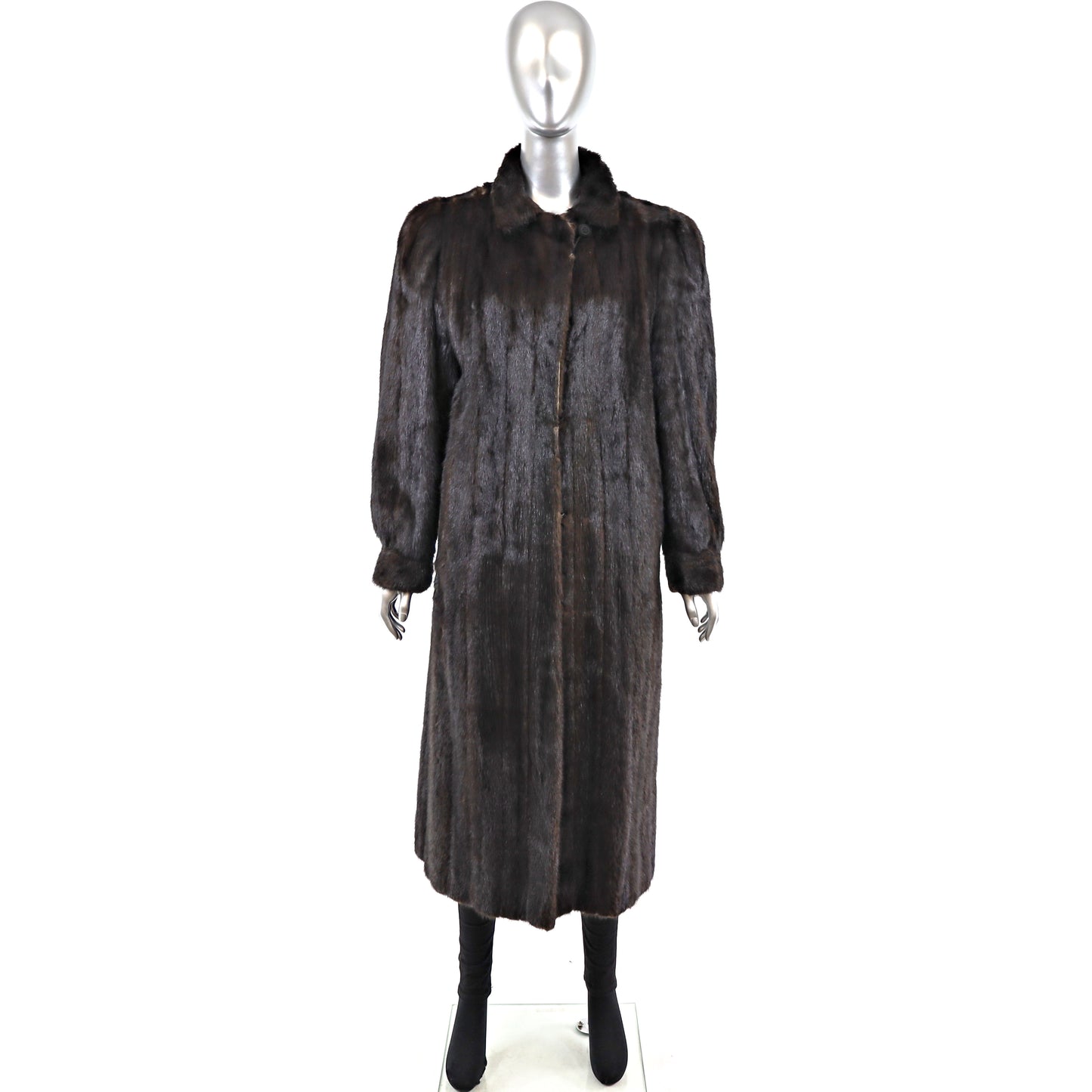 Mahogany Mink Coat- Size M