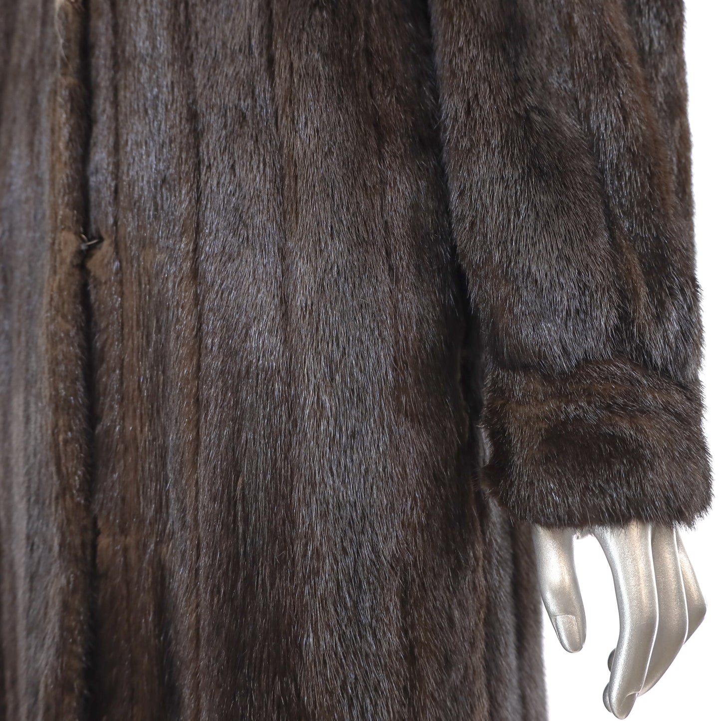 Mahogany Mink Coat- Size M