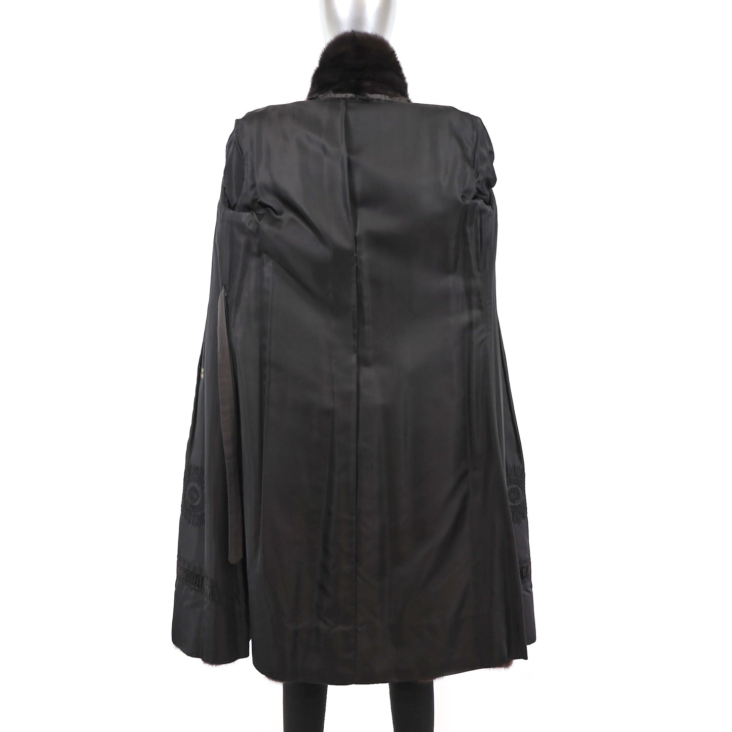 Dark Brown Mink Coat- Size S