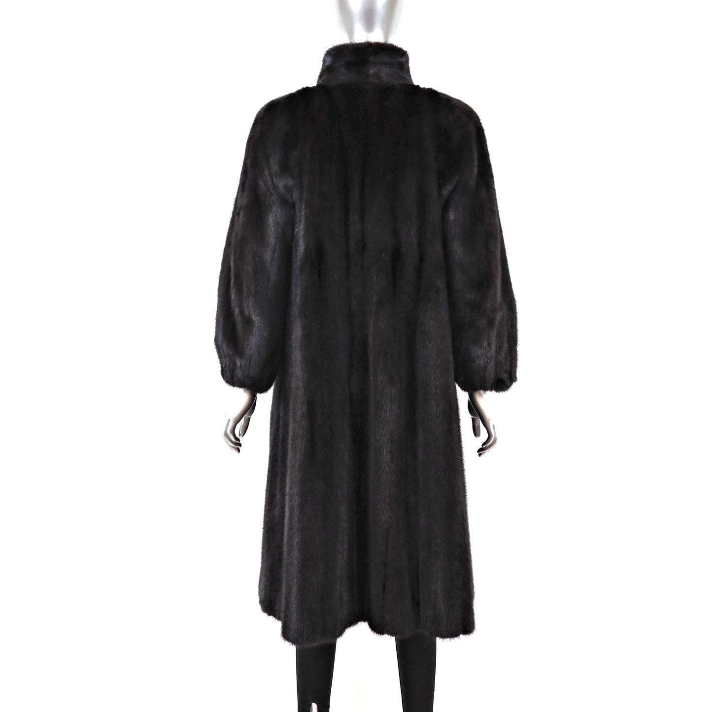 Black Mink Coat- Size S