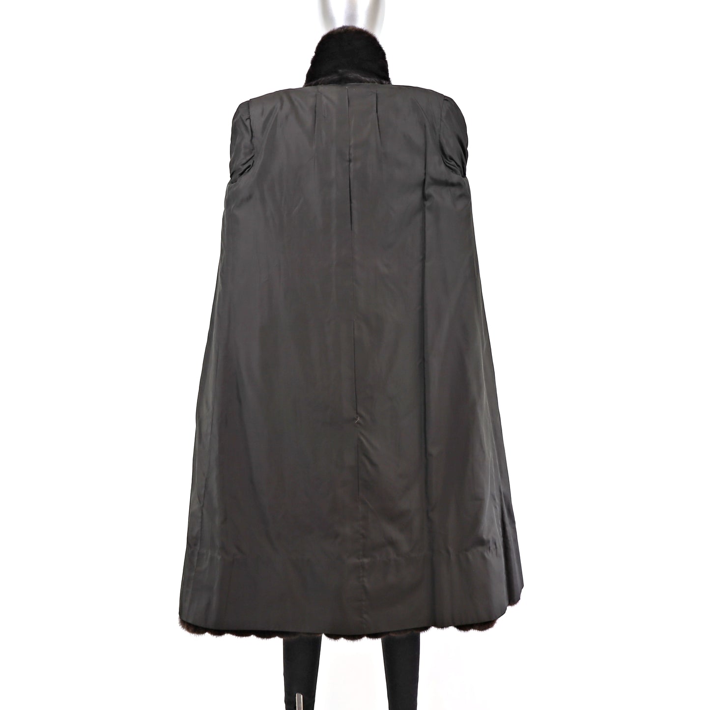 Dark Brown Mink Coat- Size S