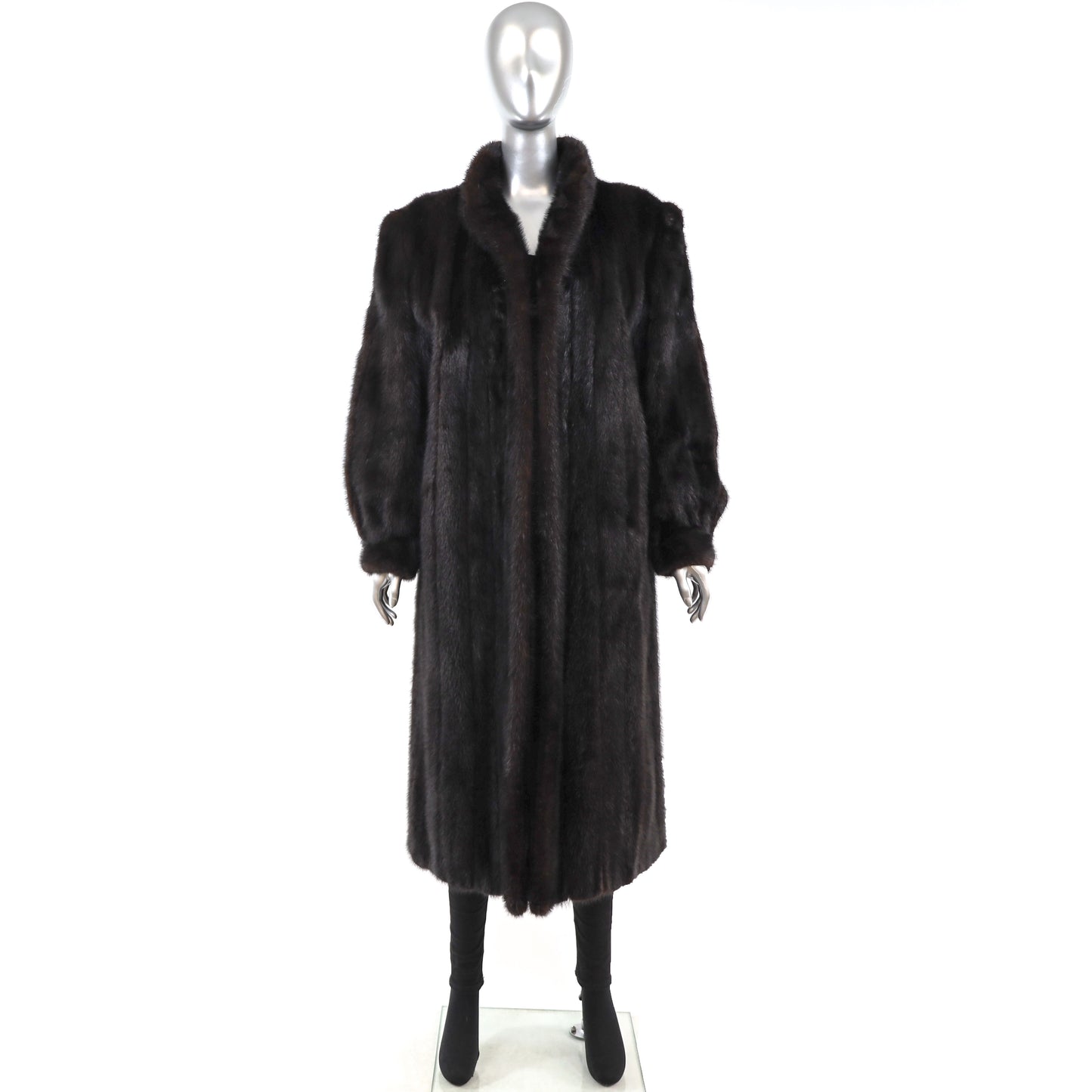 Mahogany Mink Coat- Size L