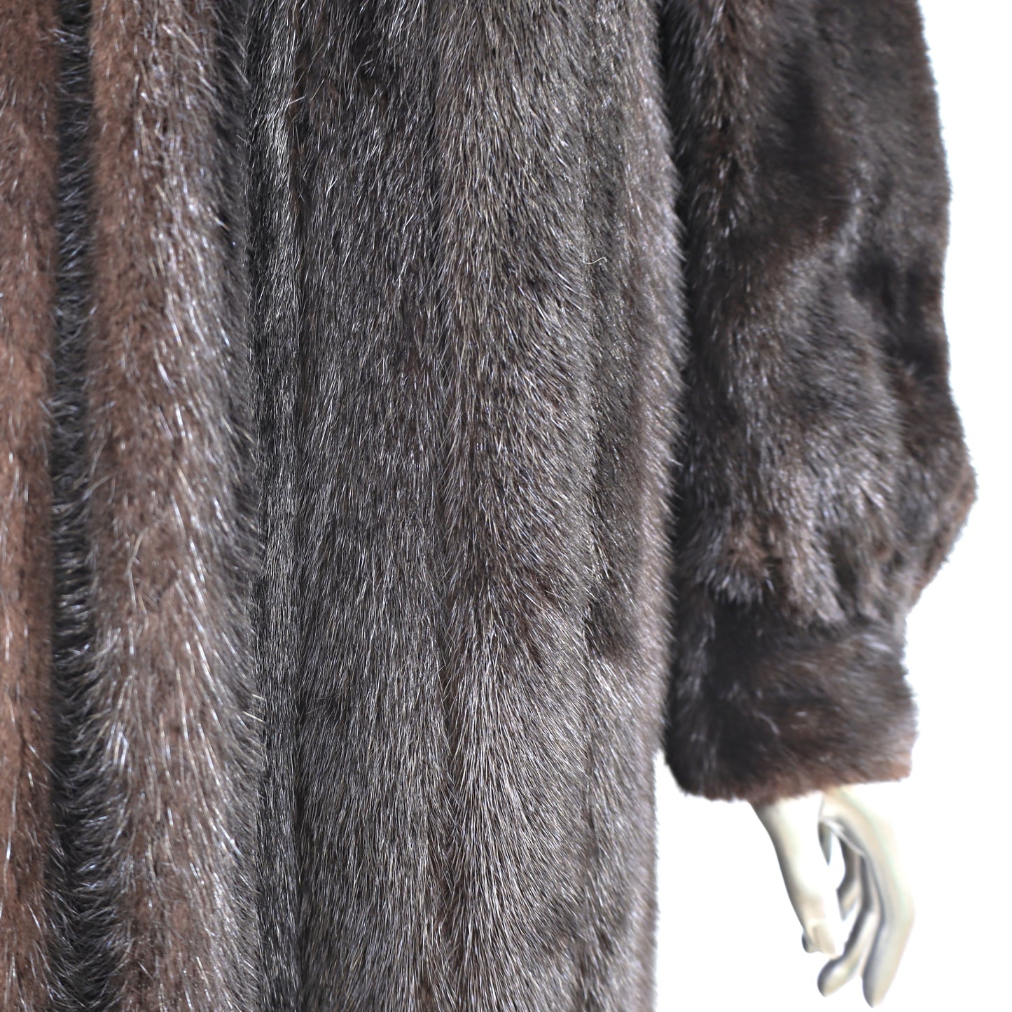 Mahogany Mink Coat- Size L