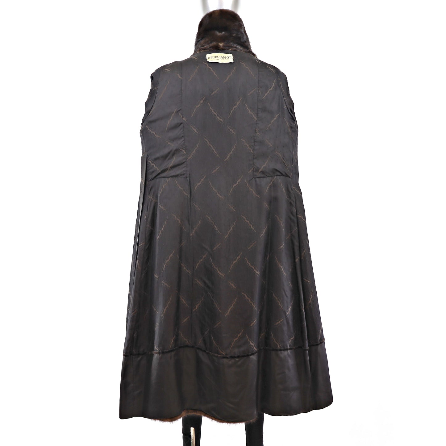 Dark Brown Mink Coat- Size M