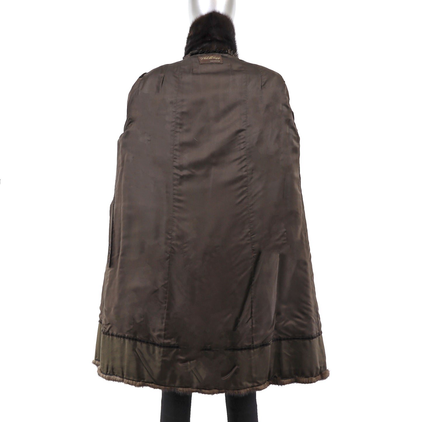 Dark Brown Mink Coat- Size L