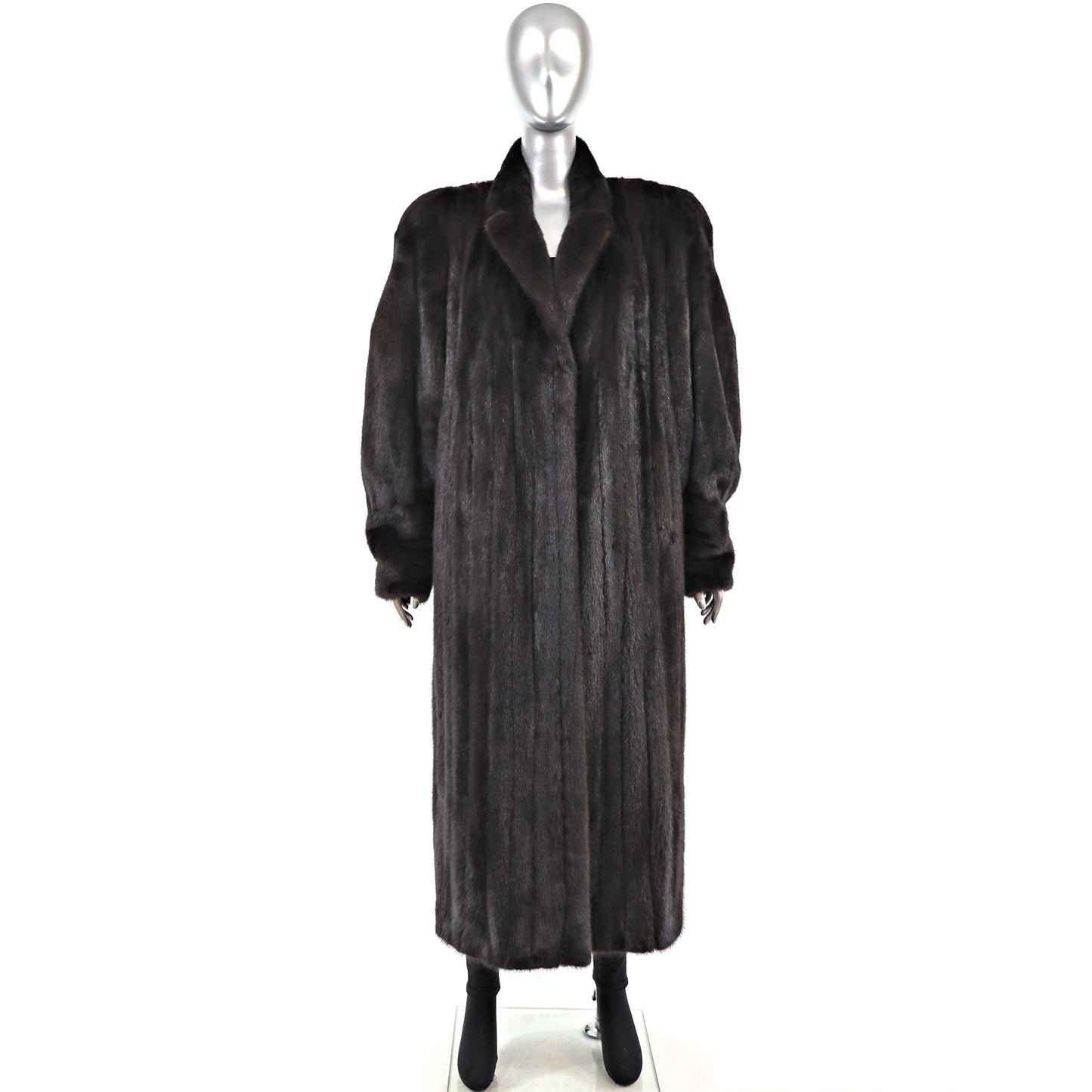 Mahogany Mink Coat- Size L