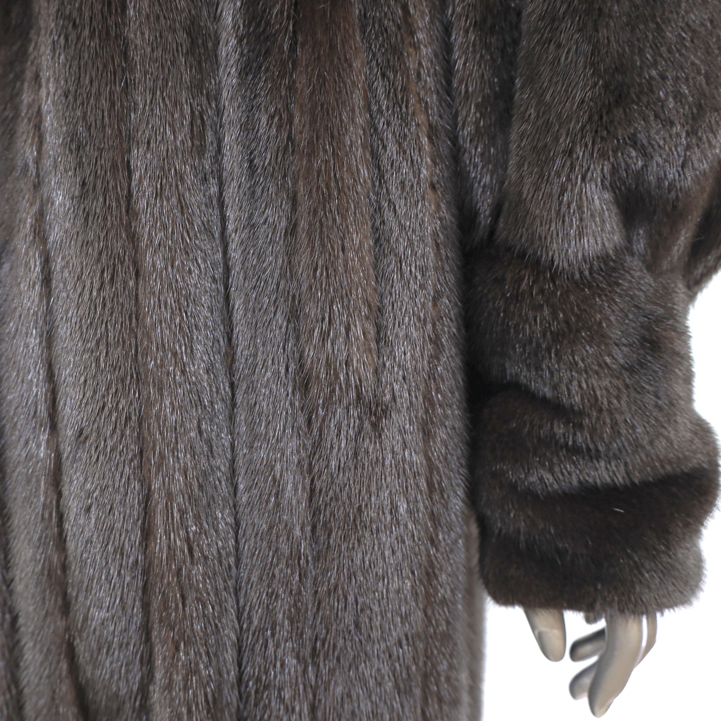 Mahogany Mink Coat- Size L
