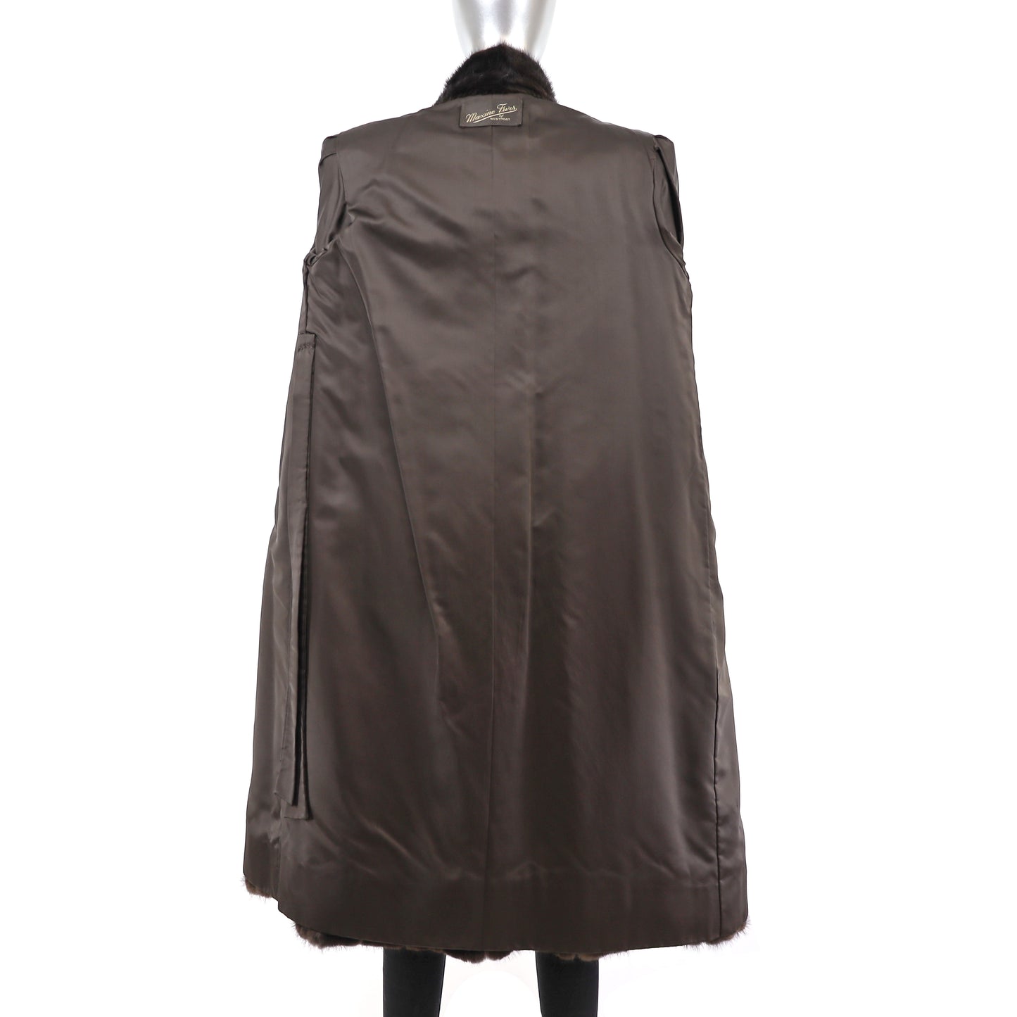 Dark Brown Mink Coat- Size M