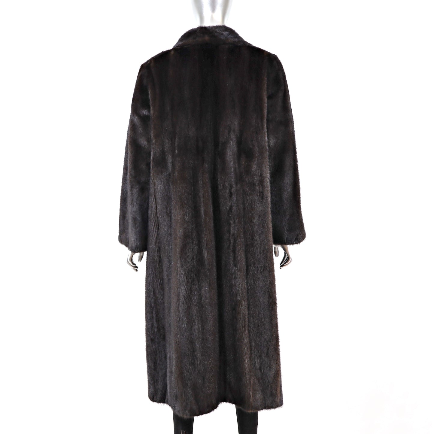 Dark Brown Mink Coat- Size L