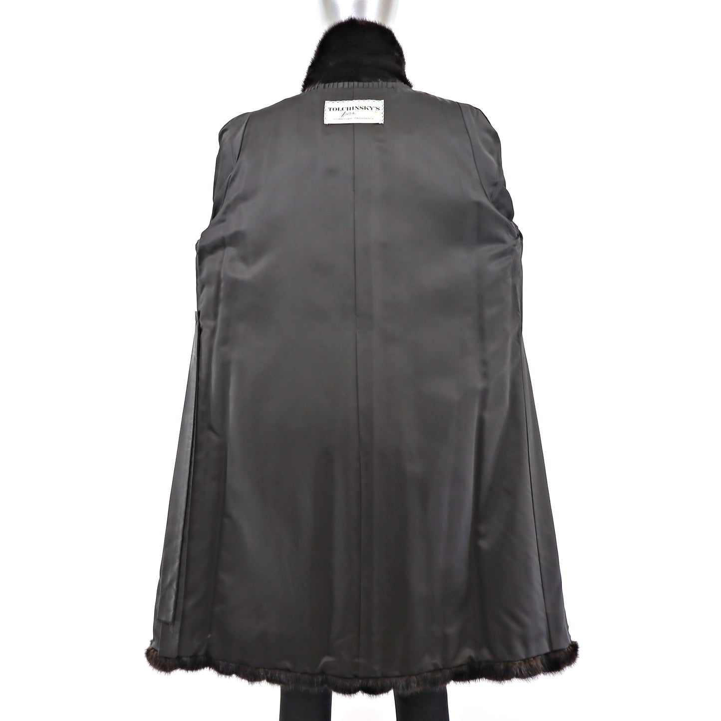 Dark Brown Mink Coat- Size M