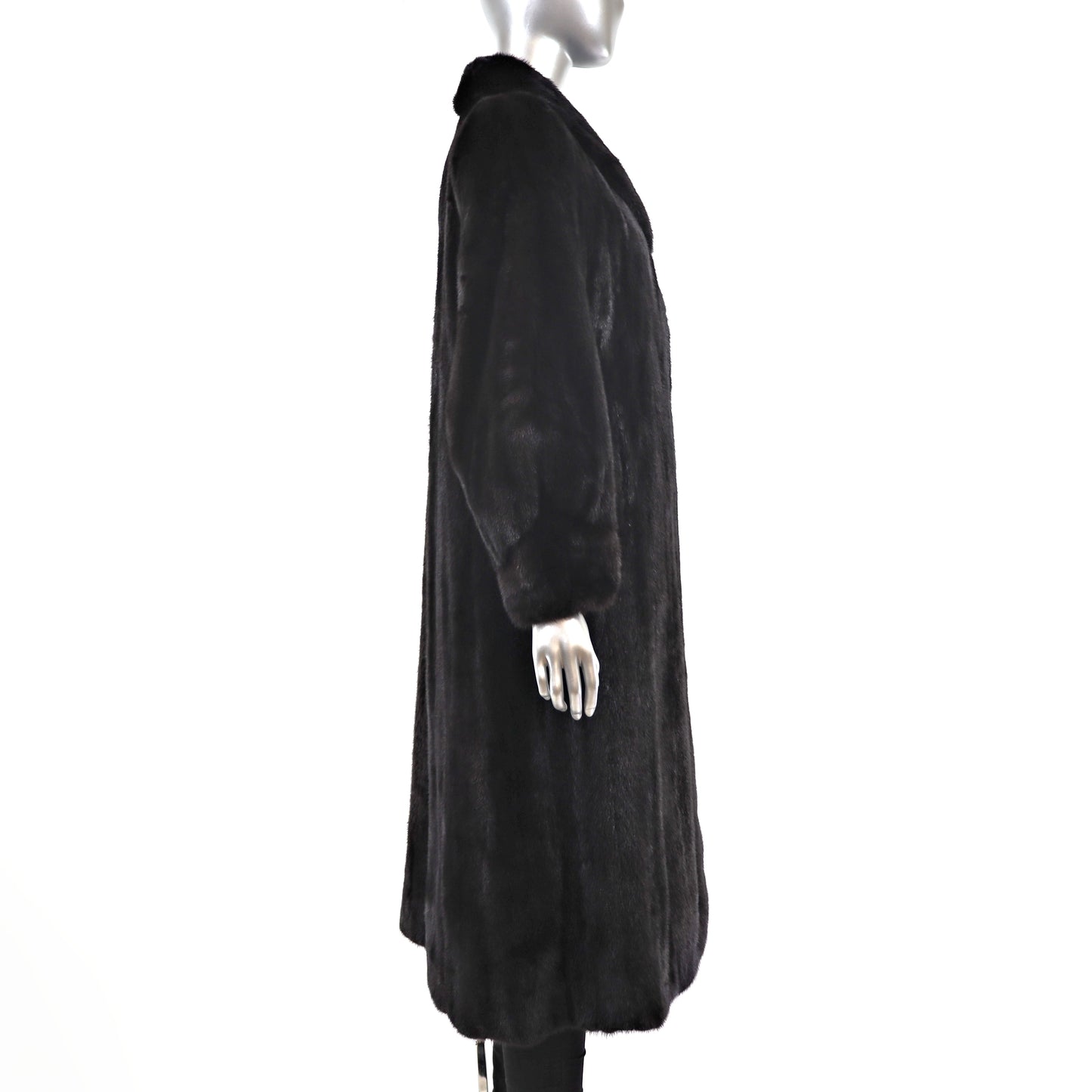Black Mink Coat- Size L