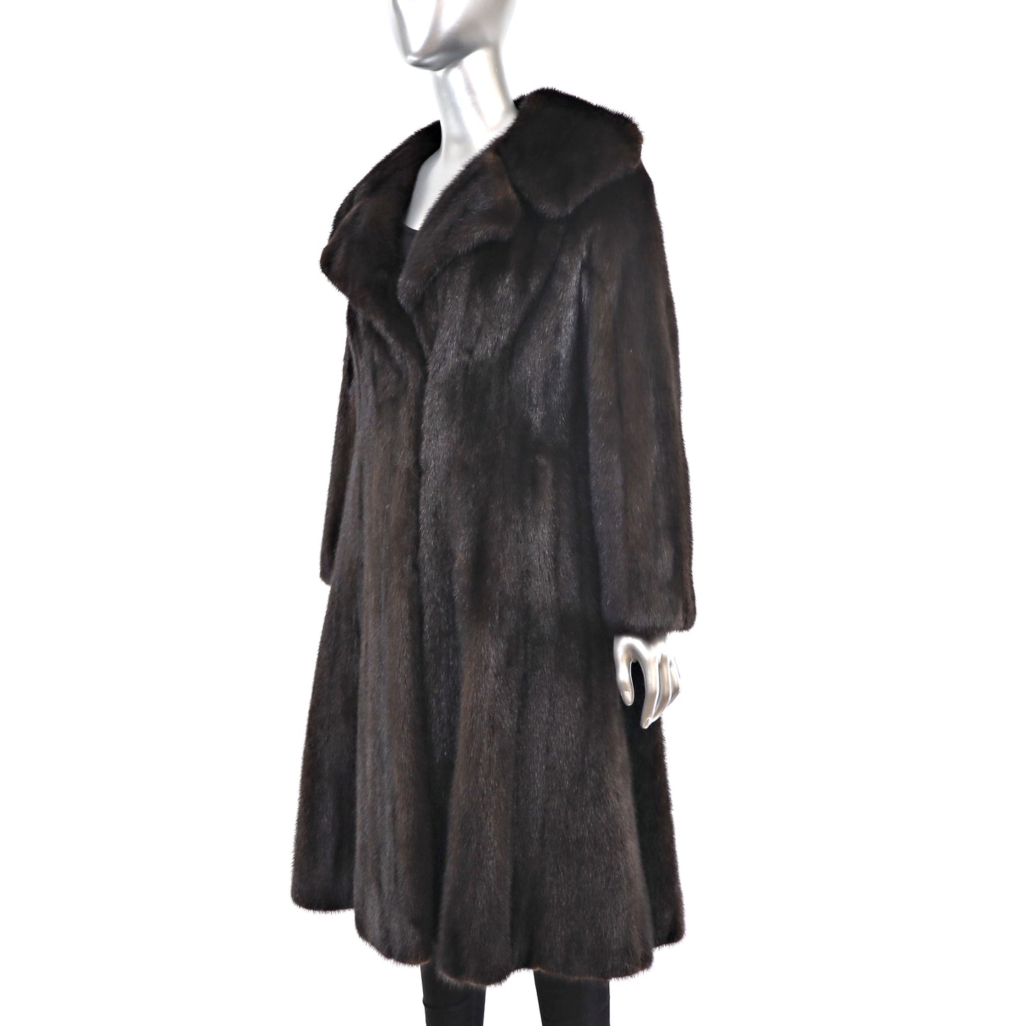 Mahogany Mink Coat- Size M