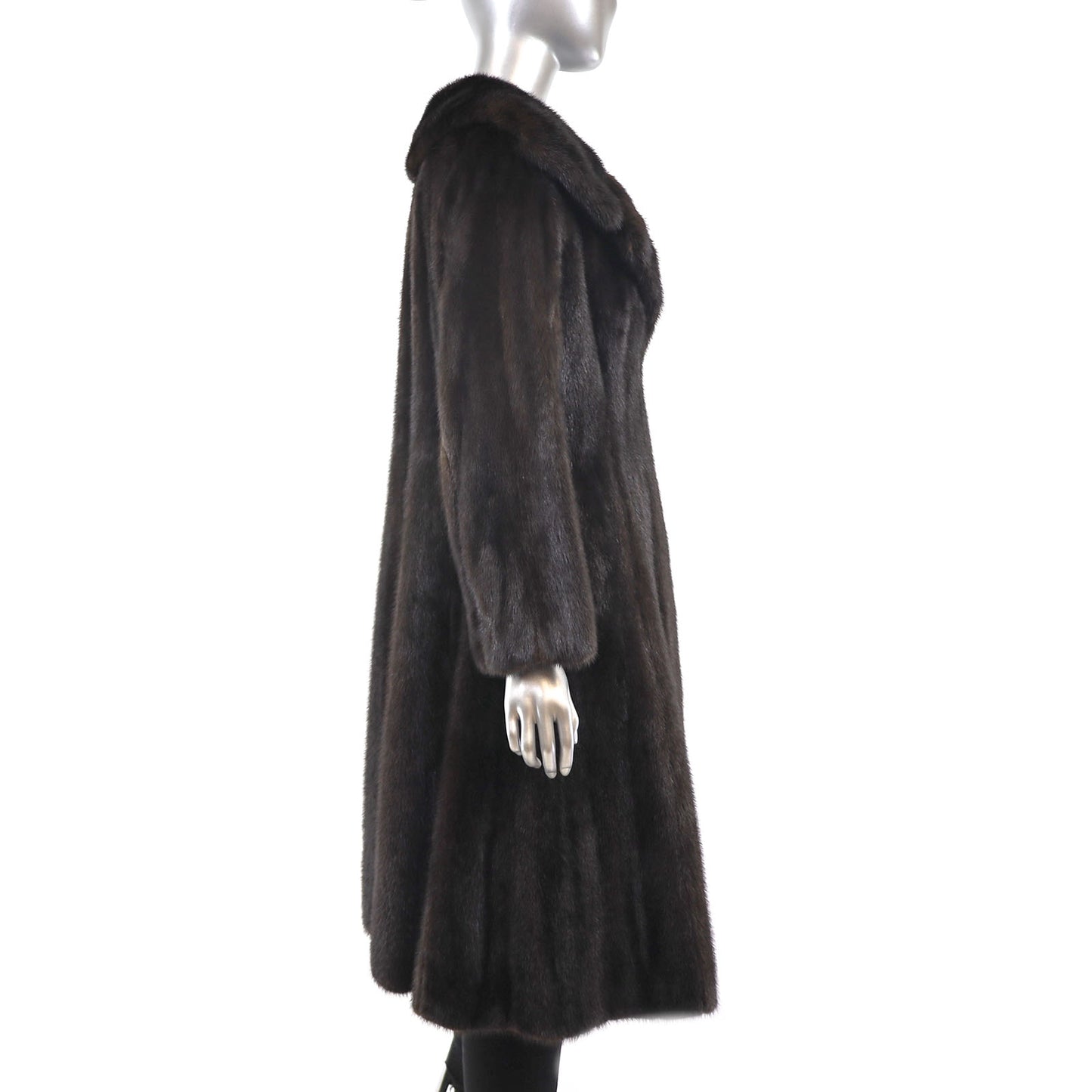 Mahogany Mink Coat- Size M
