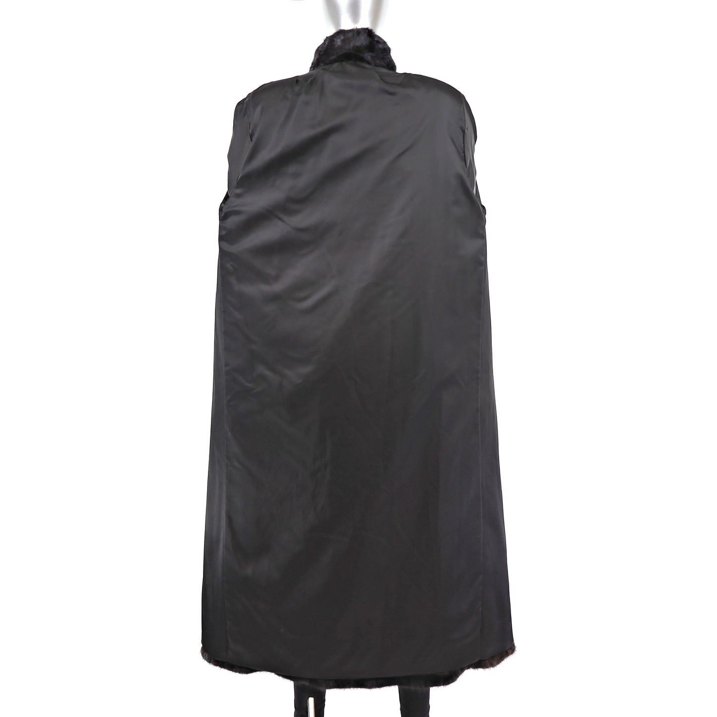 Black Mink Coat- Size M