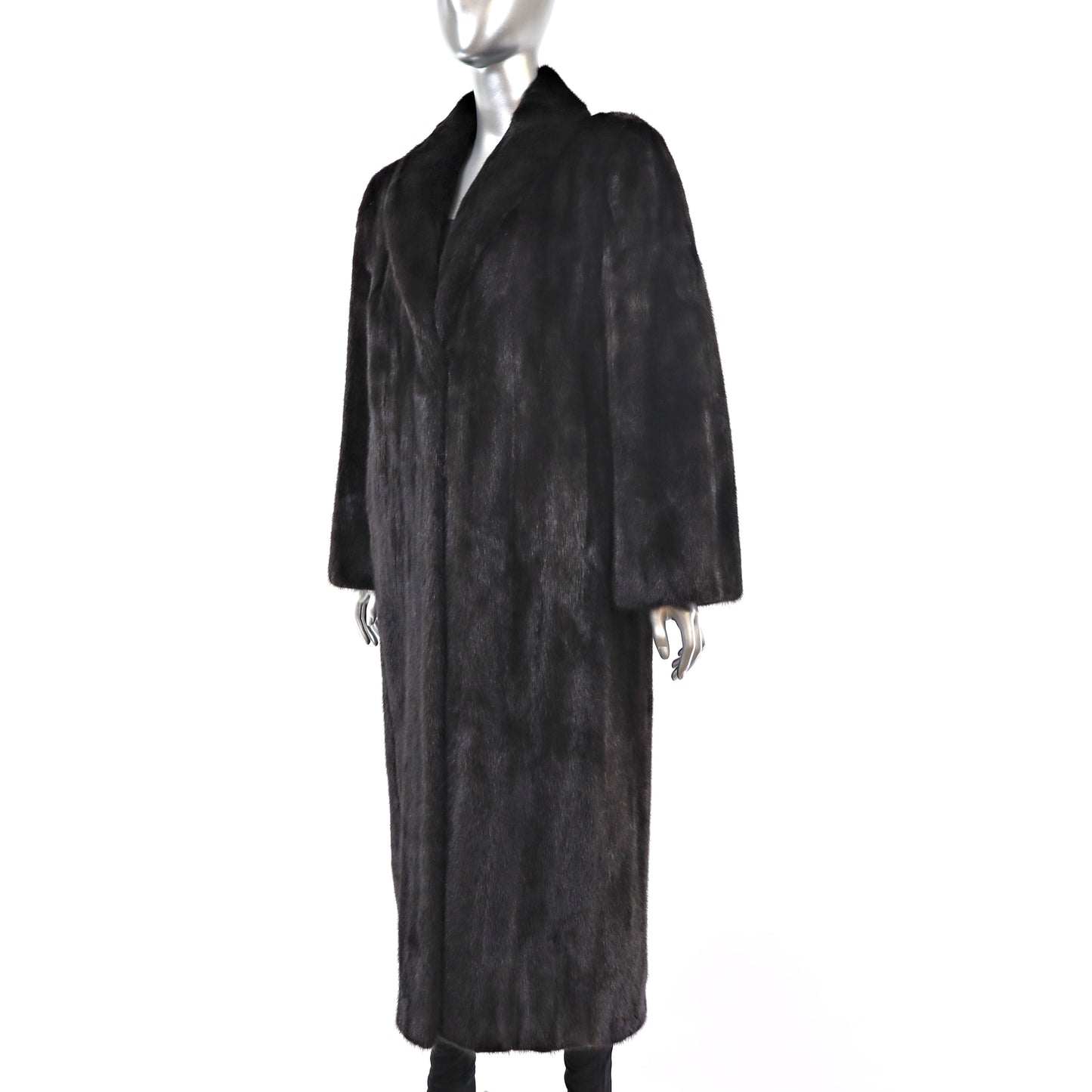 Black Mink Coat- Size M