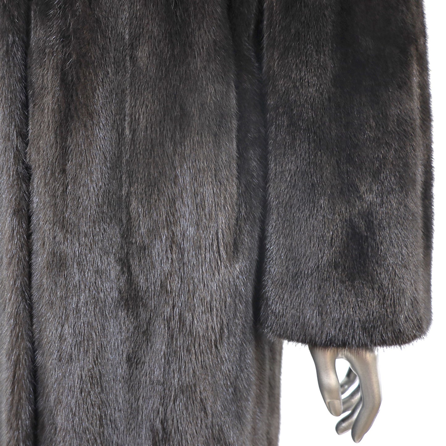 Black Mink Coat- Size M