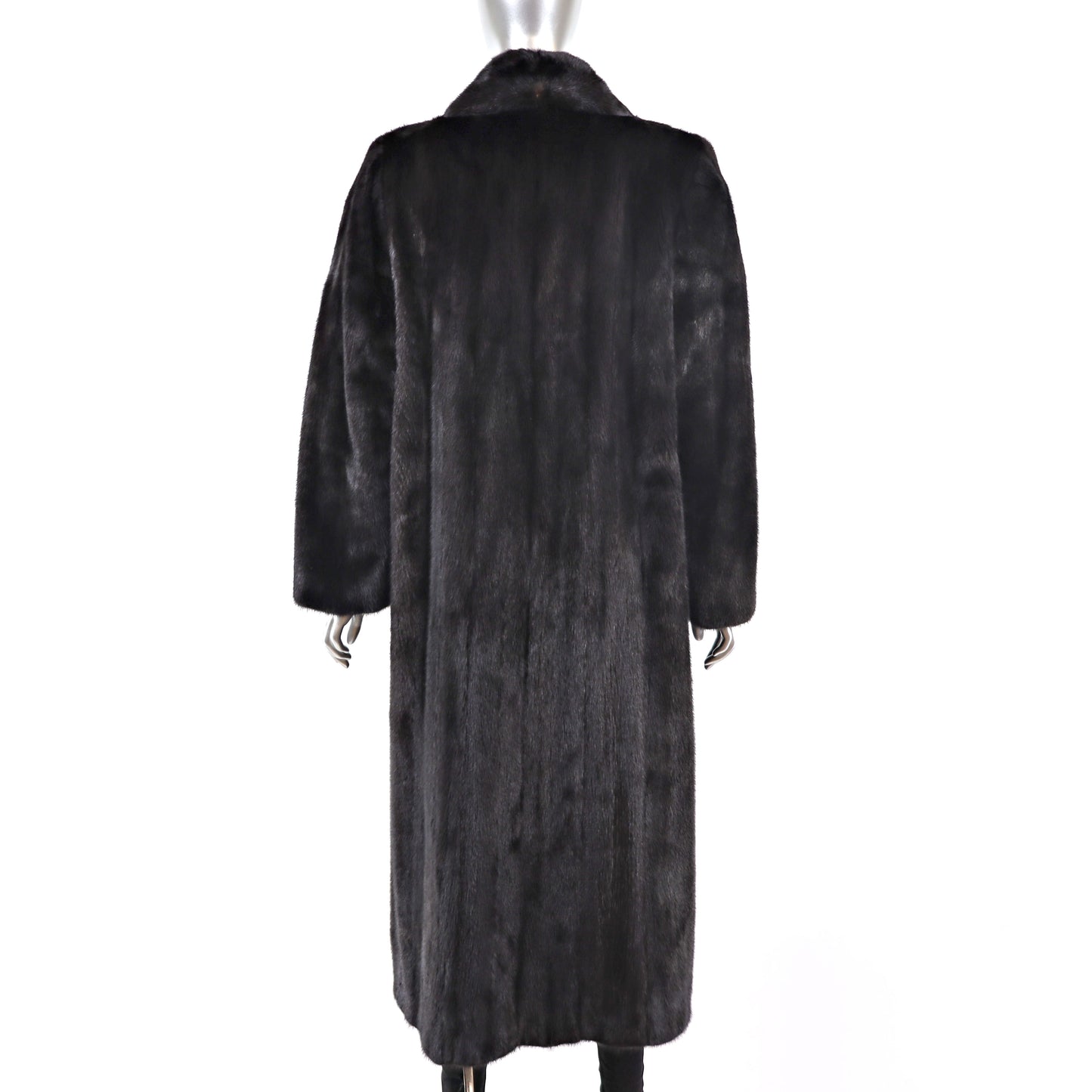 Black Mink Coat- Size M