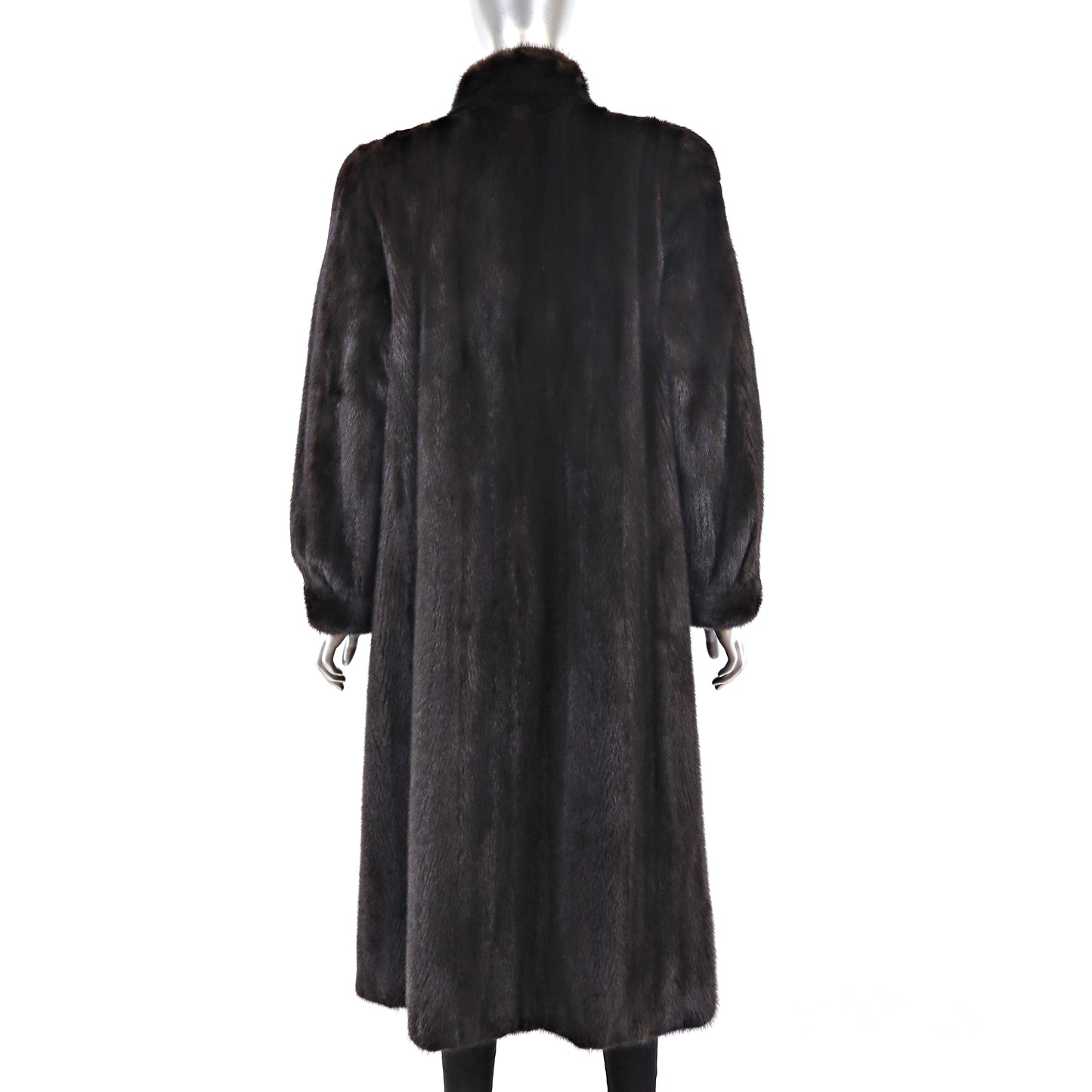Black Mink Coat- Size M
