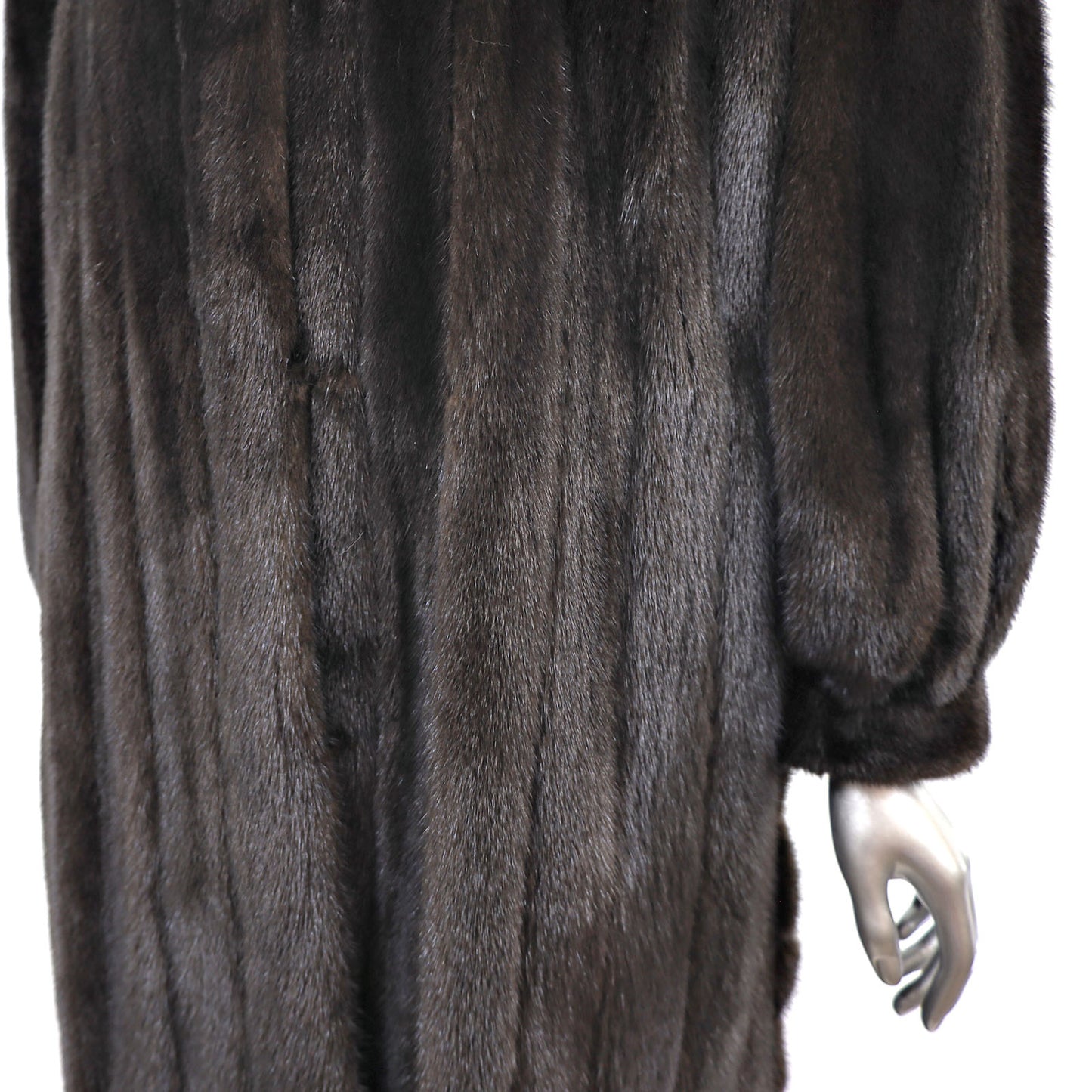 Black Mink Coat- Size L