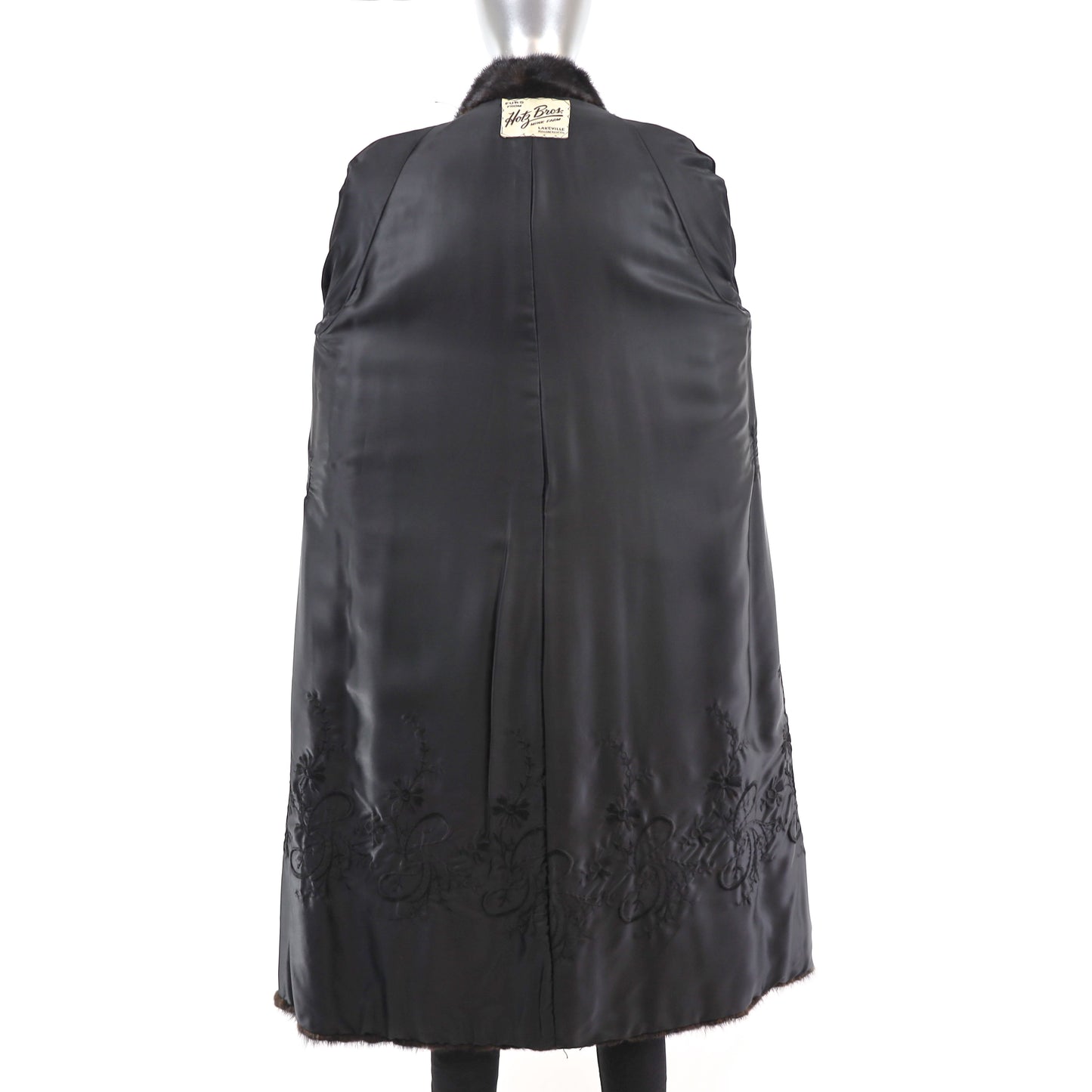 Dark Brown Mink Coat- Size M