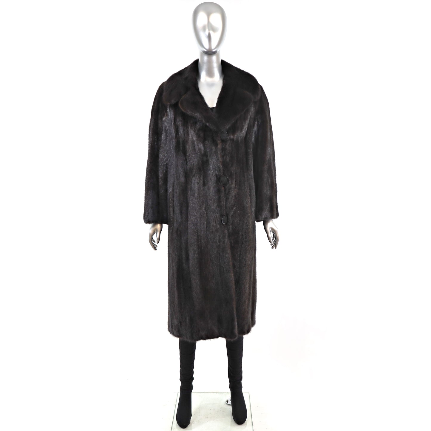 Mahogany Mink Coat- Size M