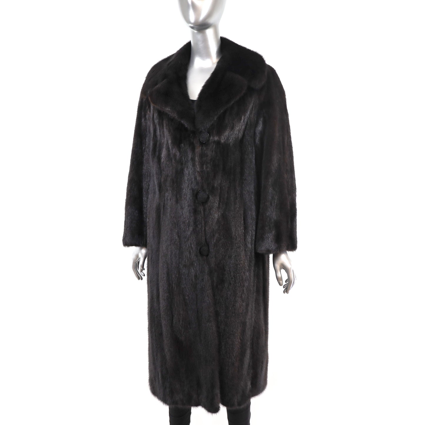 Mahogany Mink Coat- Size M