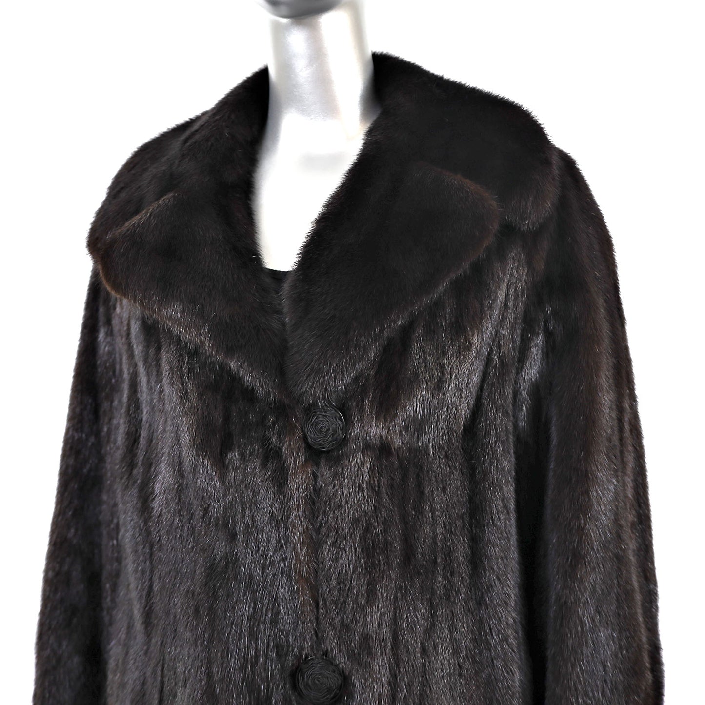 Mahogany Mink Coat- Size M