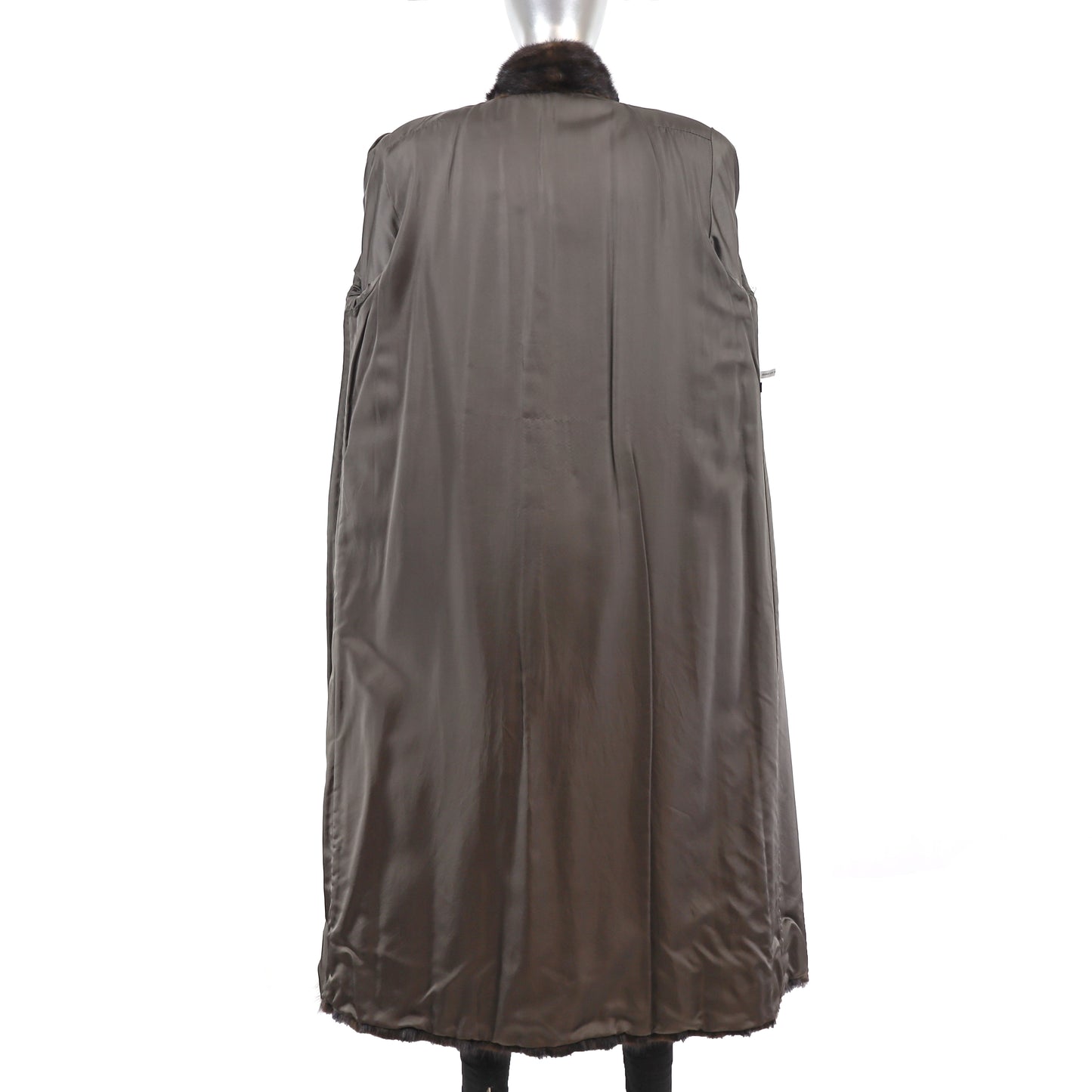 Mahogany Mink Coat- Size M