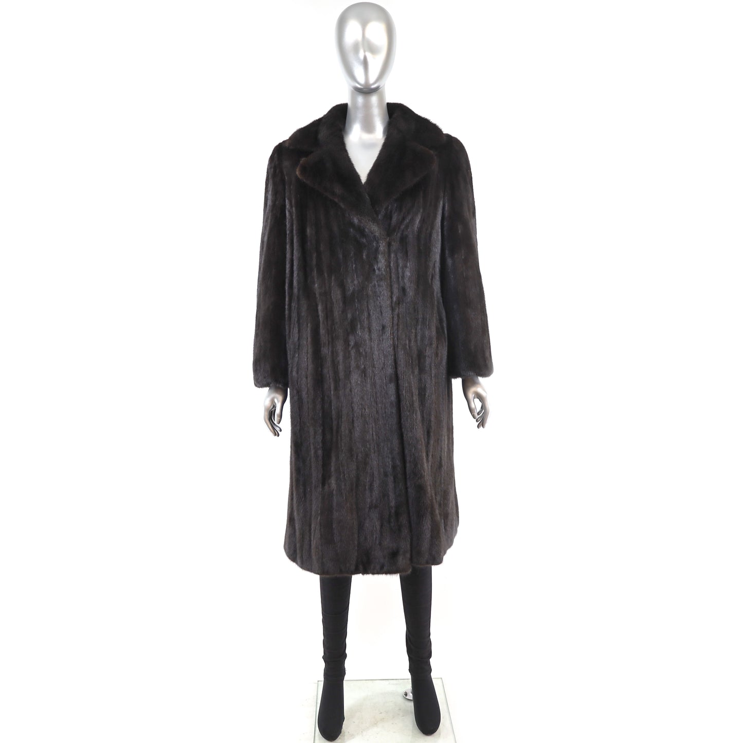 Mahogany Mink Coat- Size L