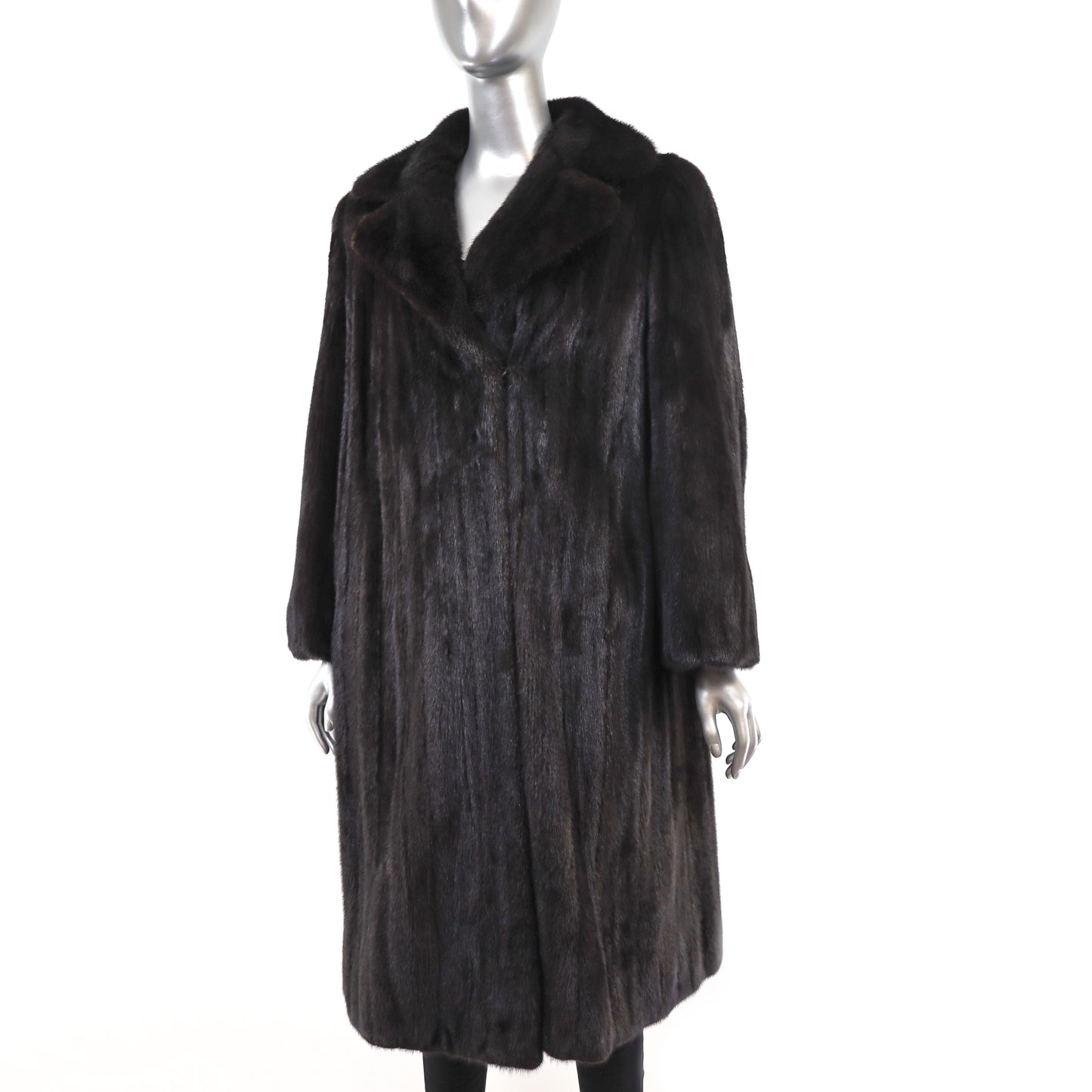 Mahogany Mink Coat- Size L