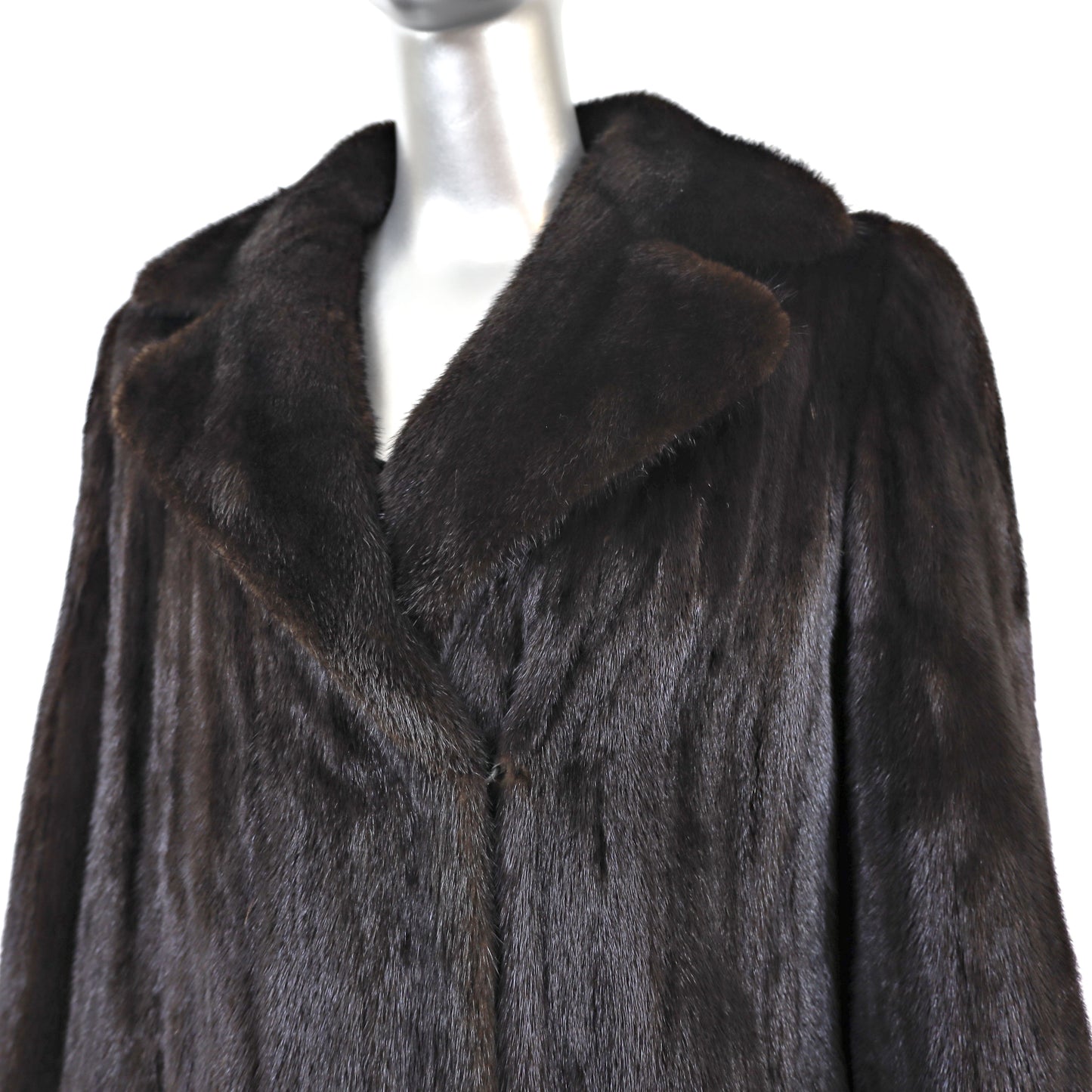 Mahogany Mink Coat- Size L