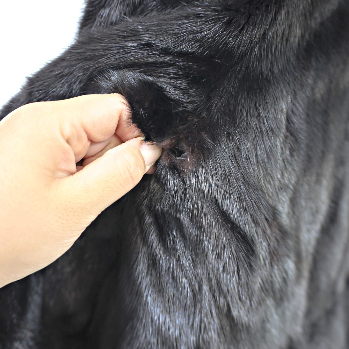 Black Mink Coat- Size M