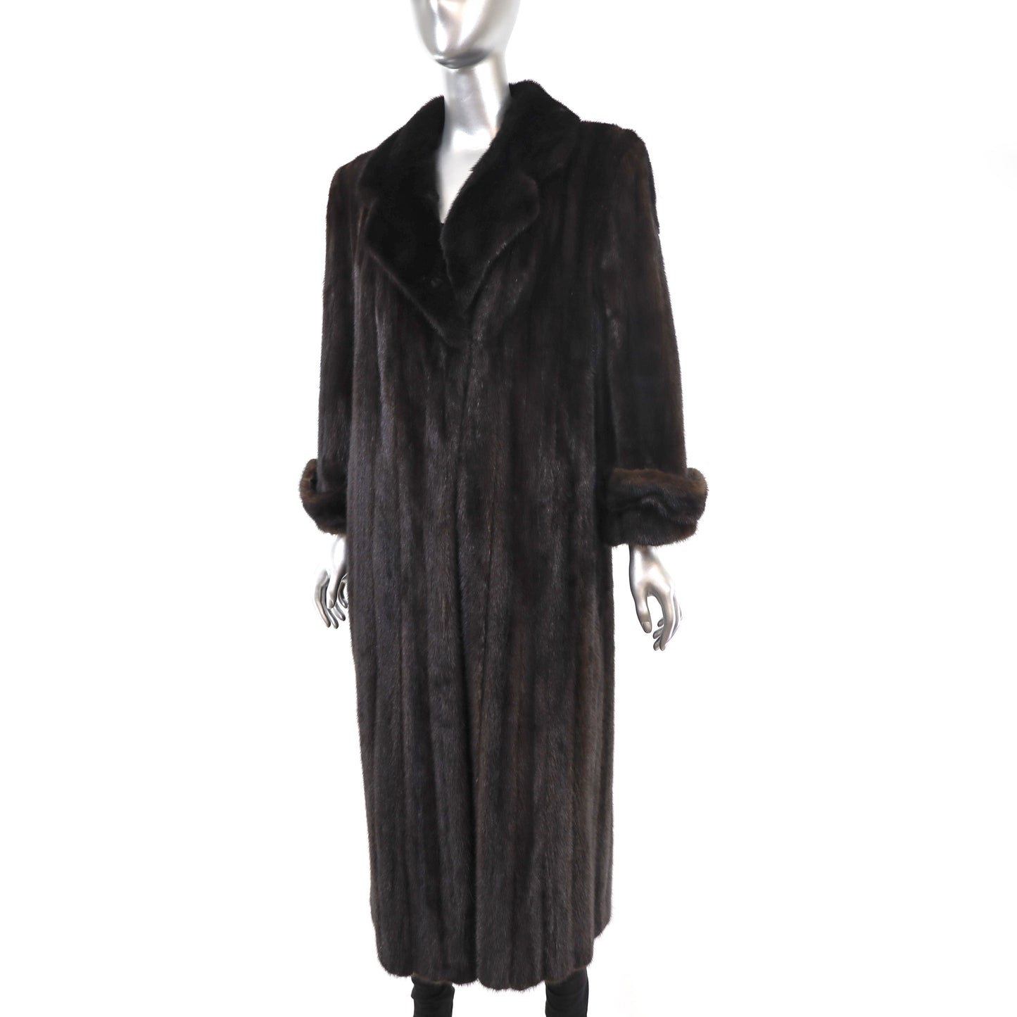 Mahogany Mink Coat- Size M