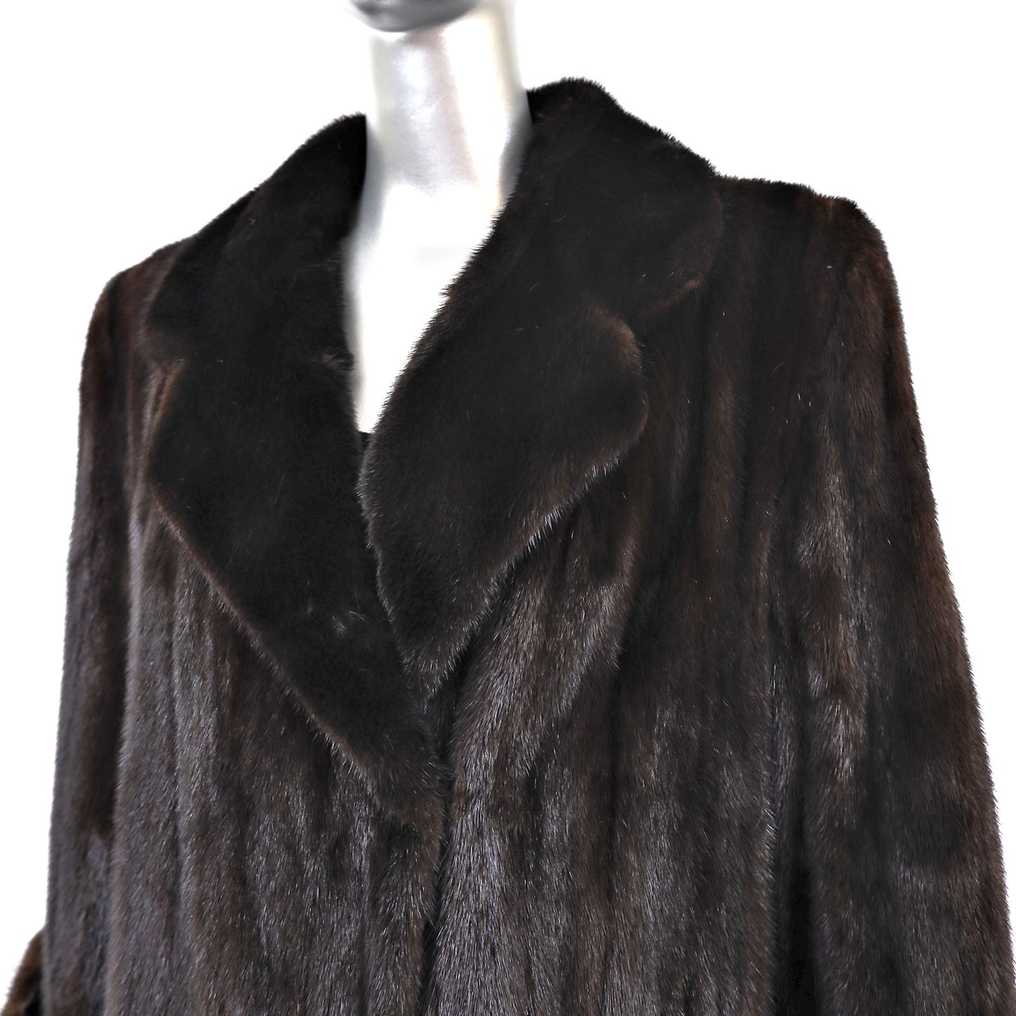 Mahogany Mink Coat- Size M