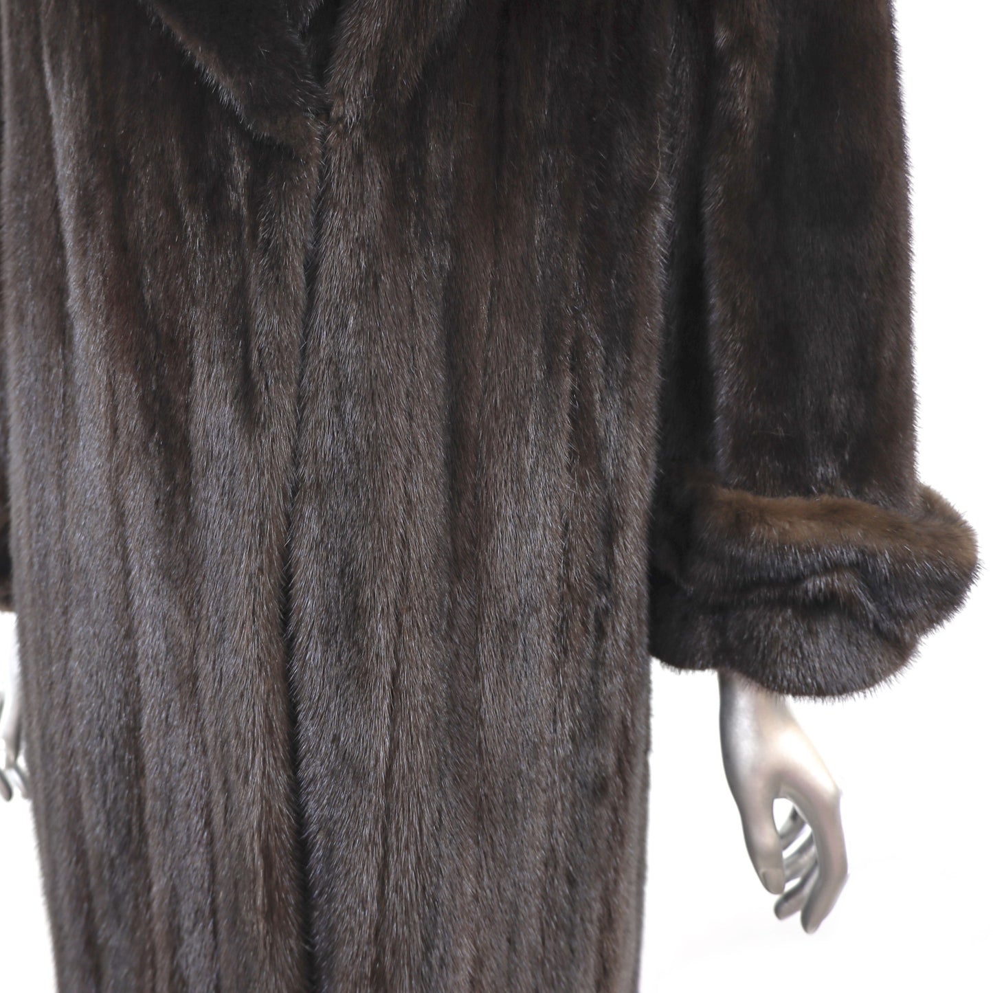 Mahogany Mink Coat- Size M