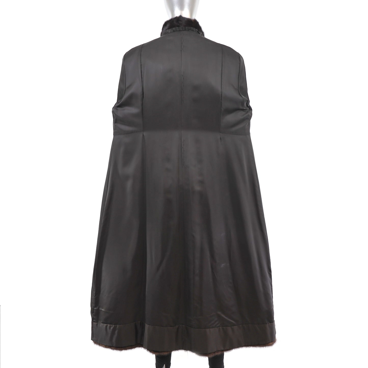 Dark Brown Mink Coat- Size M