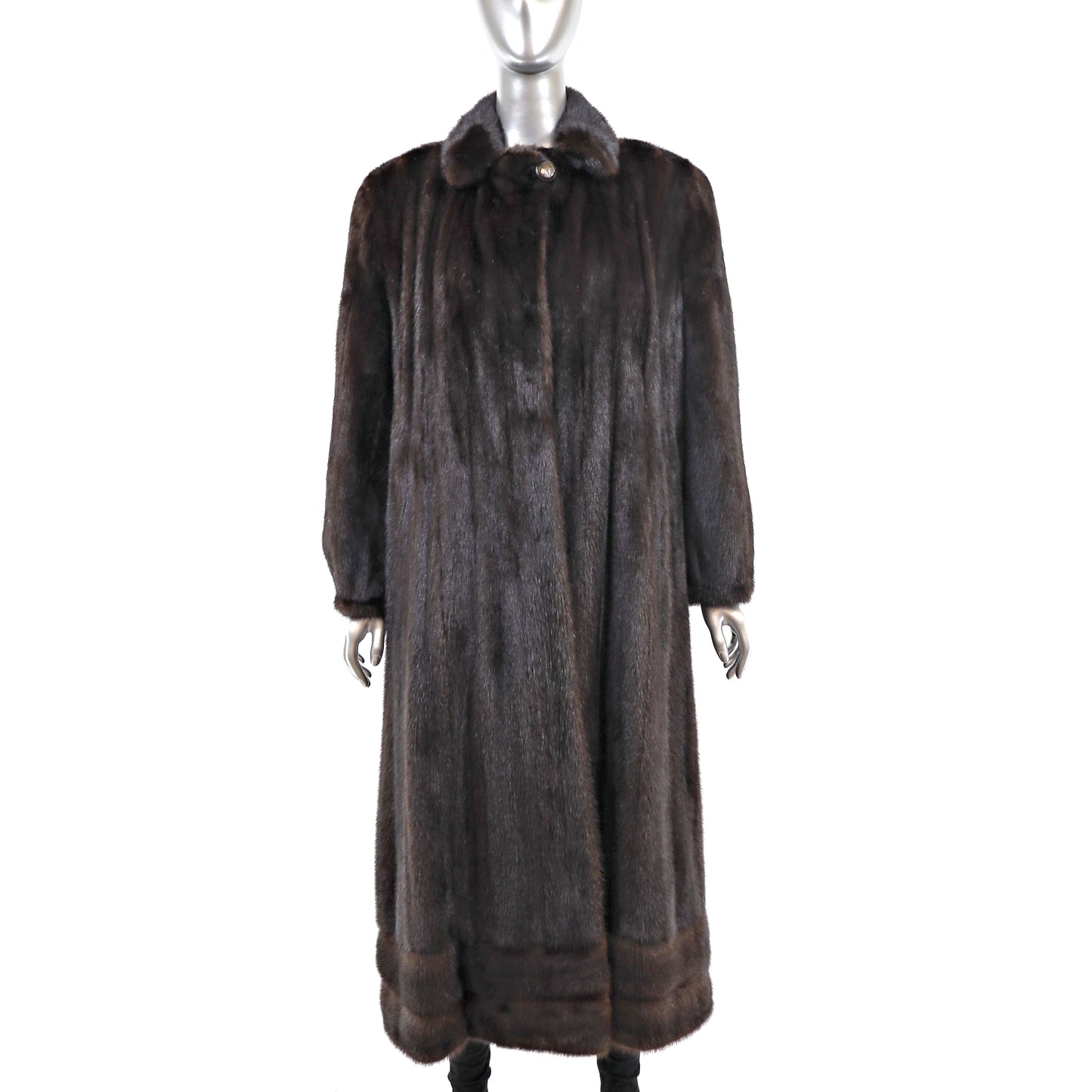 Dark Brown Mink Coat- Size M
