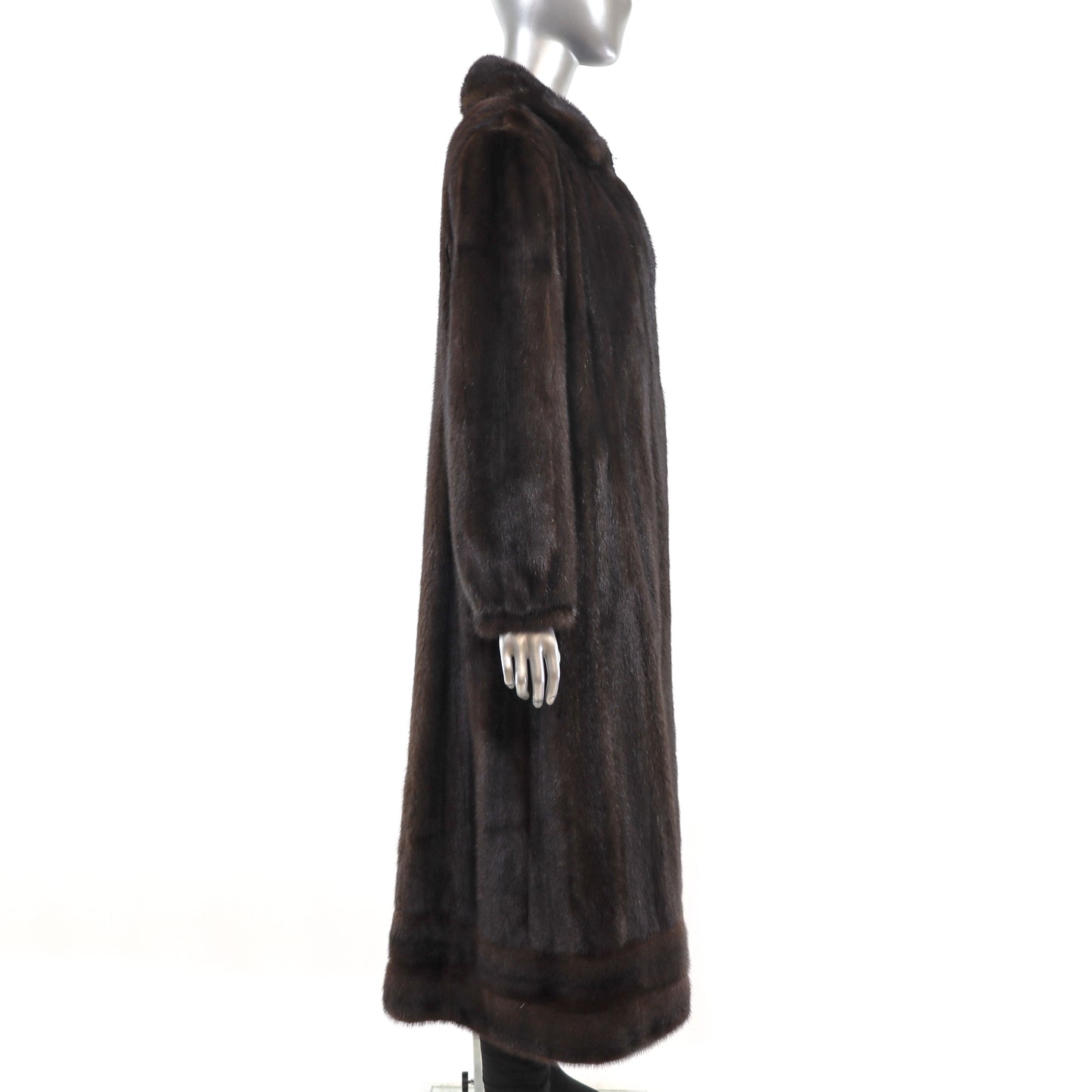 Dark Brown Mink Coat- Size M