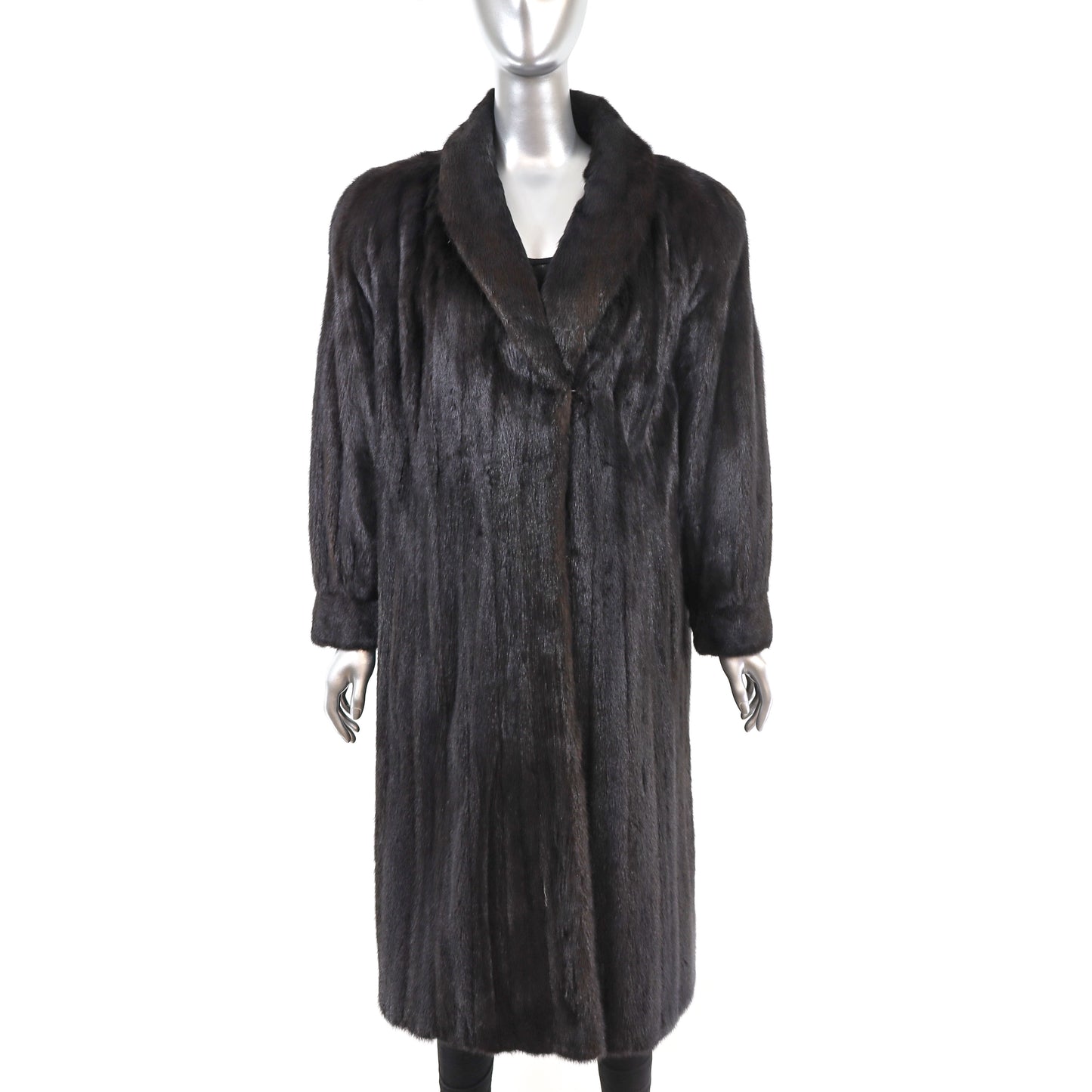Dark Brown Mink Coat- Size XXL