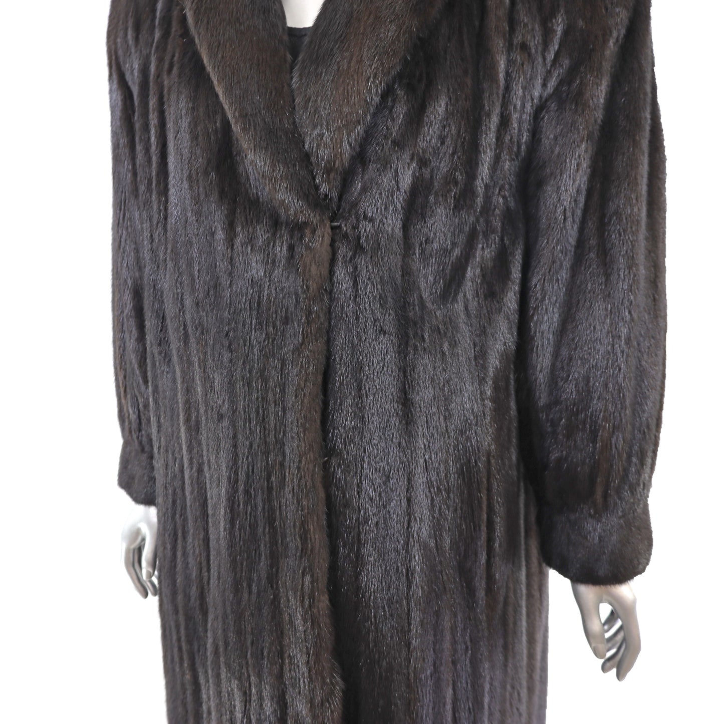 Dark Brown Mink Coat- Size XXL