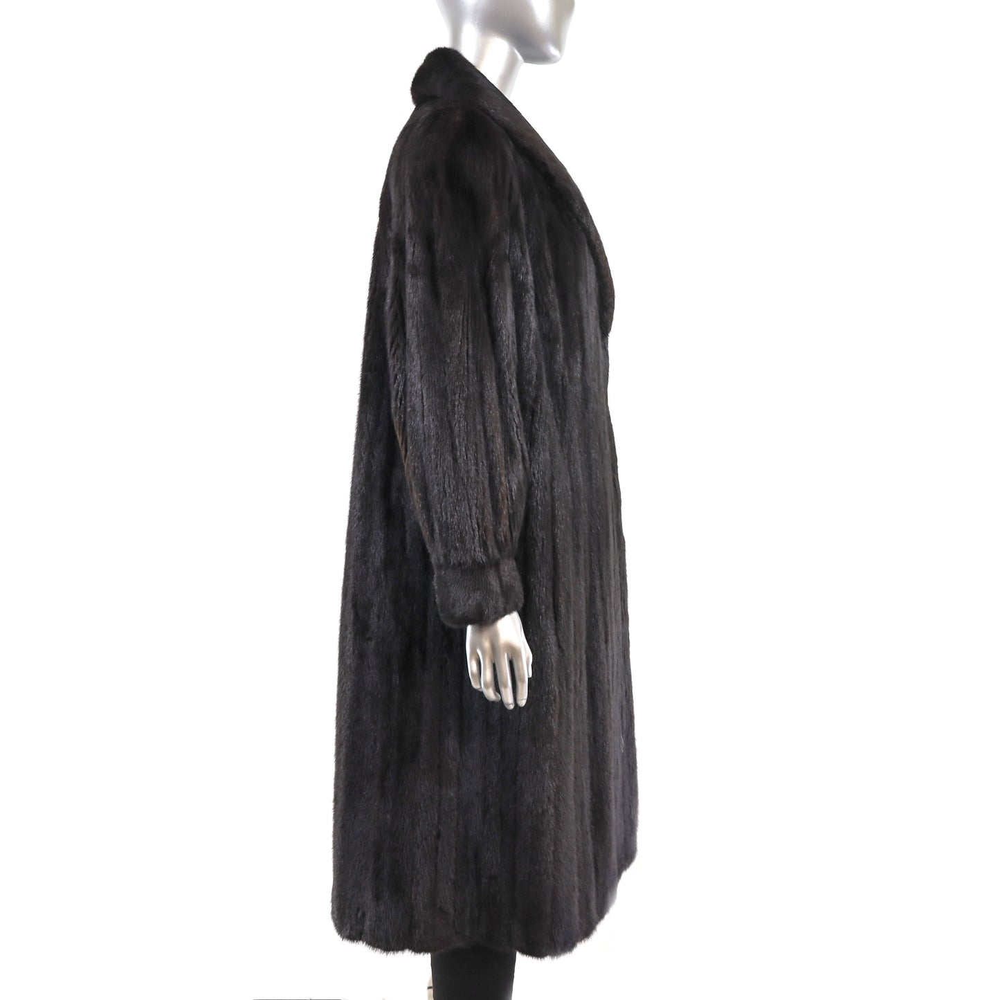 Dark Brown Mink Coat- Size XXL