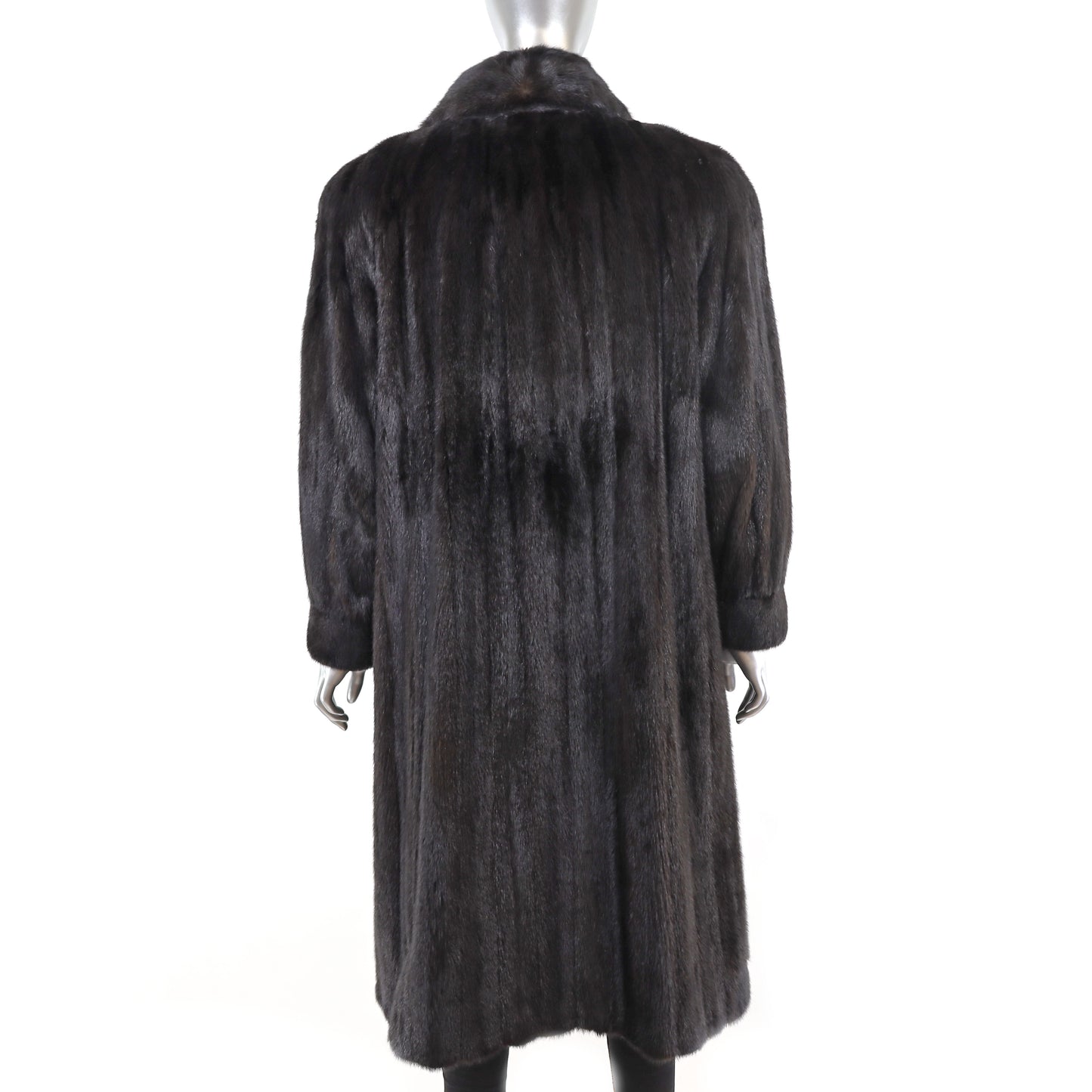 Dark Brown Mink Coat- Size XXL