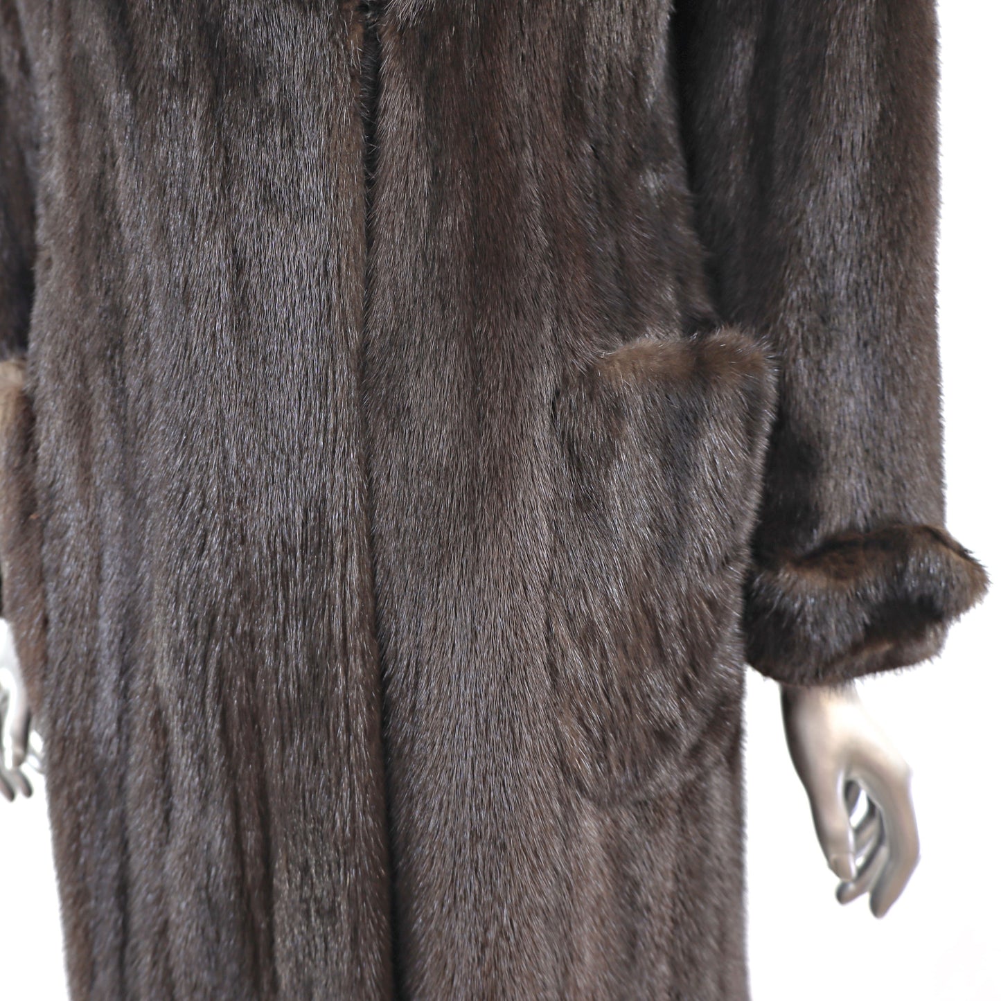 Mahogany Mink Coat- Size S