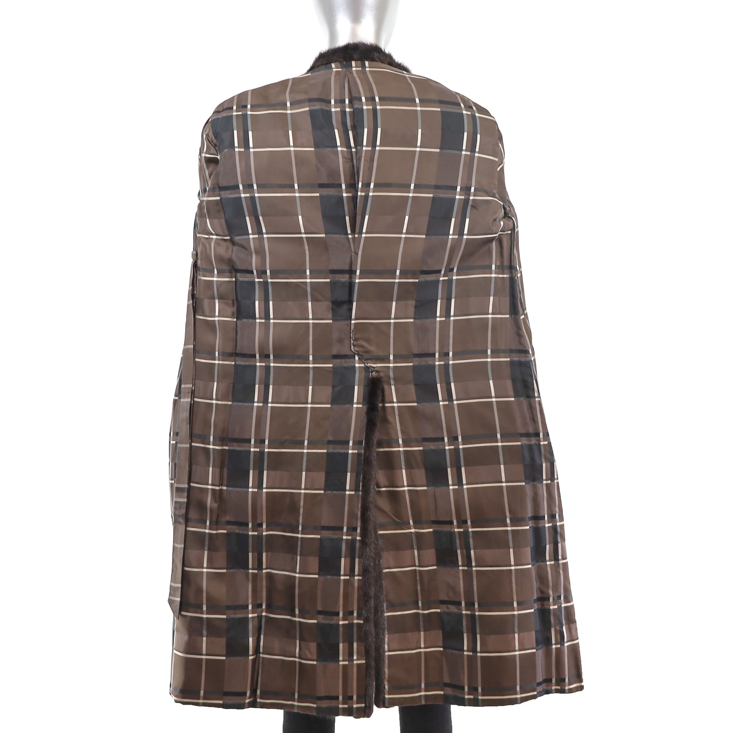 Mahogany Mink Coat- Size S