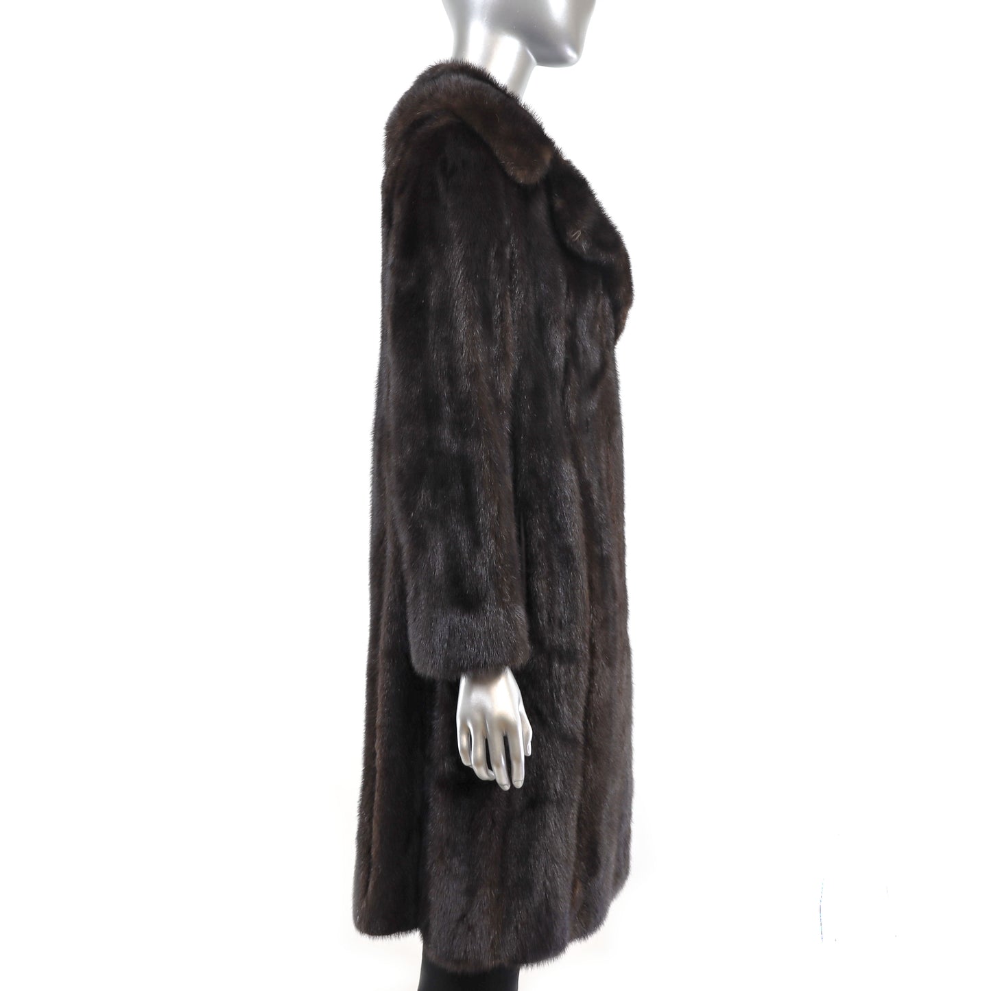 Mahogany Mink Coat- Size S