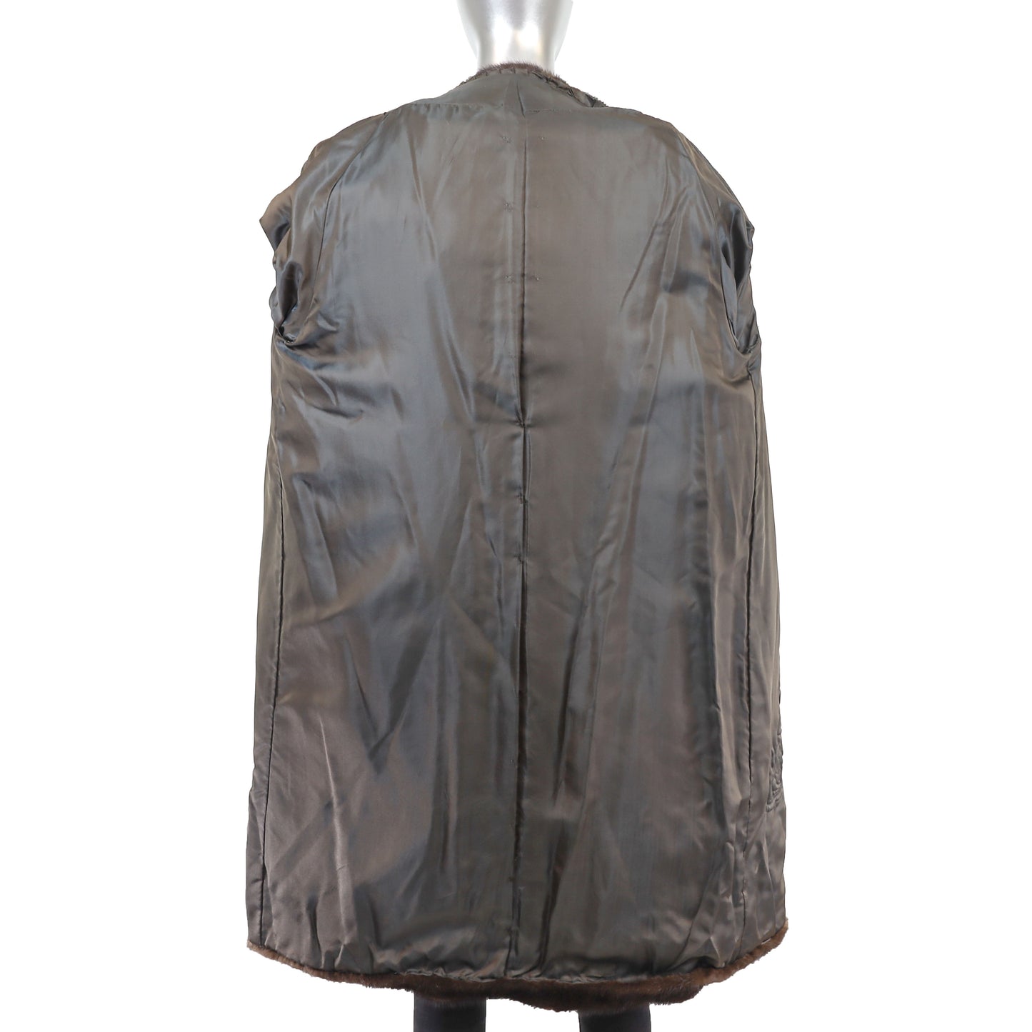 Dark Brown Mink Coat- Size M
