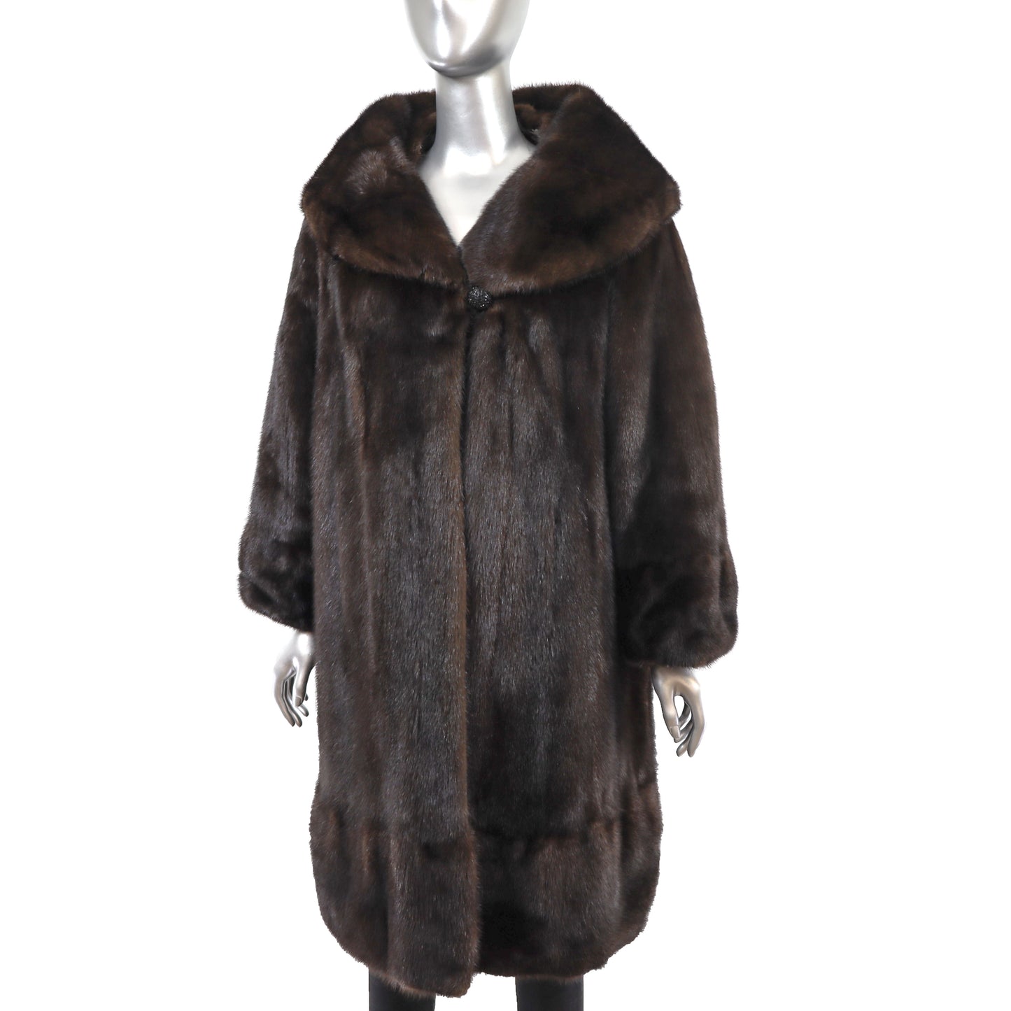 Mahogany Mink Coat- Size M
