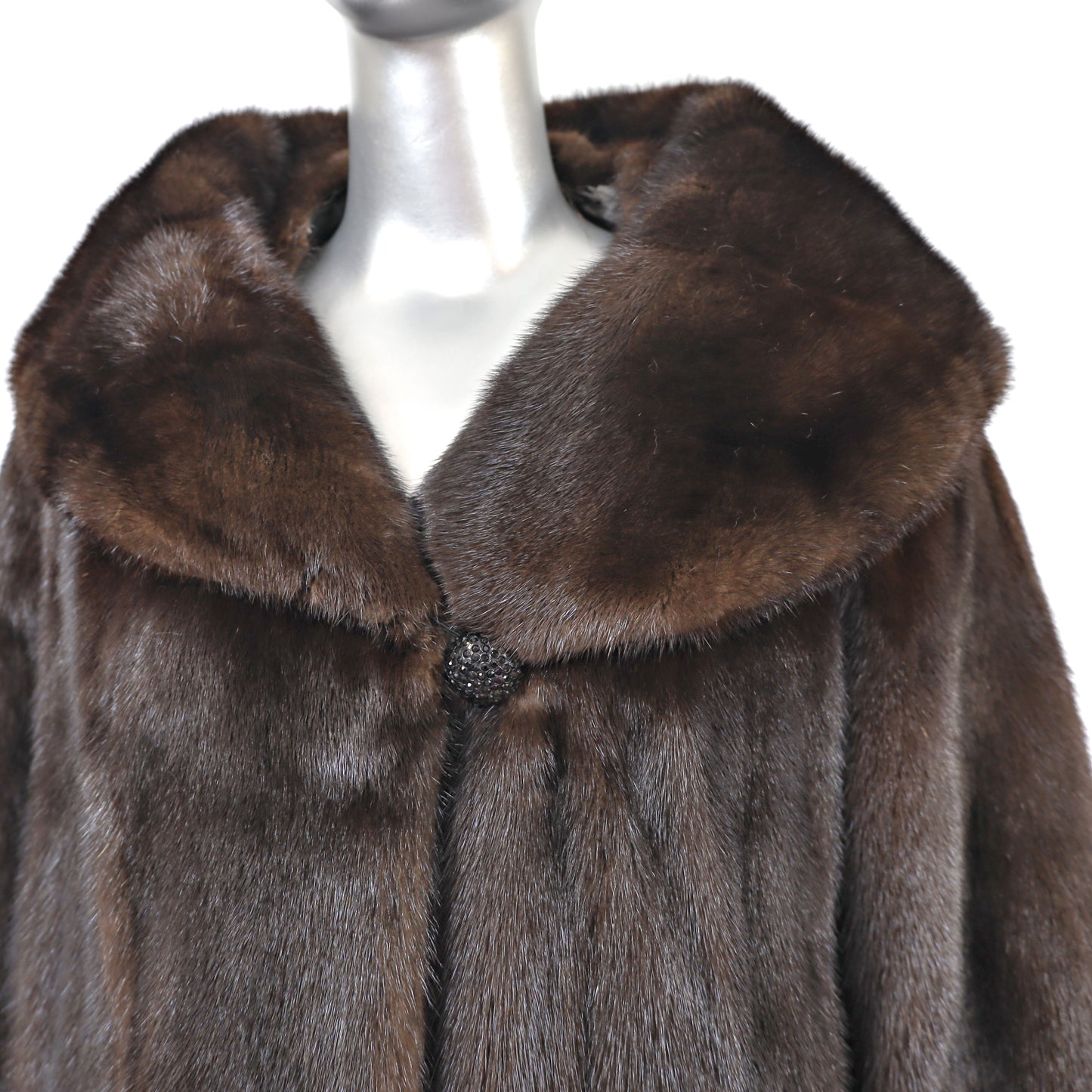 Mahogany Mink Coat- Size M