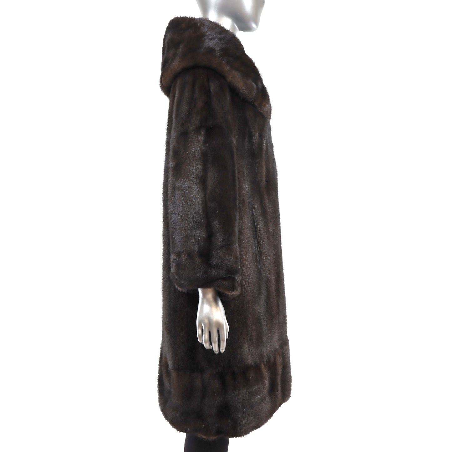 Mahogany Mink Coat- Size M